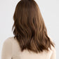 SOFT HIGHLIGHTED BRUNETTE // LACE TOPPER // 16 INCHES // 8x8 CAP