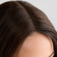 DARK HIGHLIGHTED BRUNETTE // LACE TOPPER // 18 INCHES // 8x8 CAP