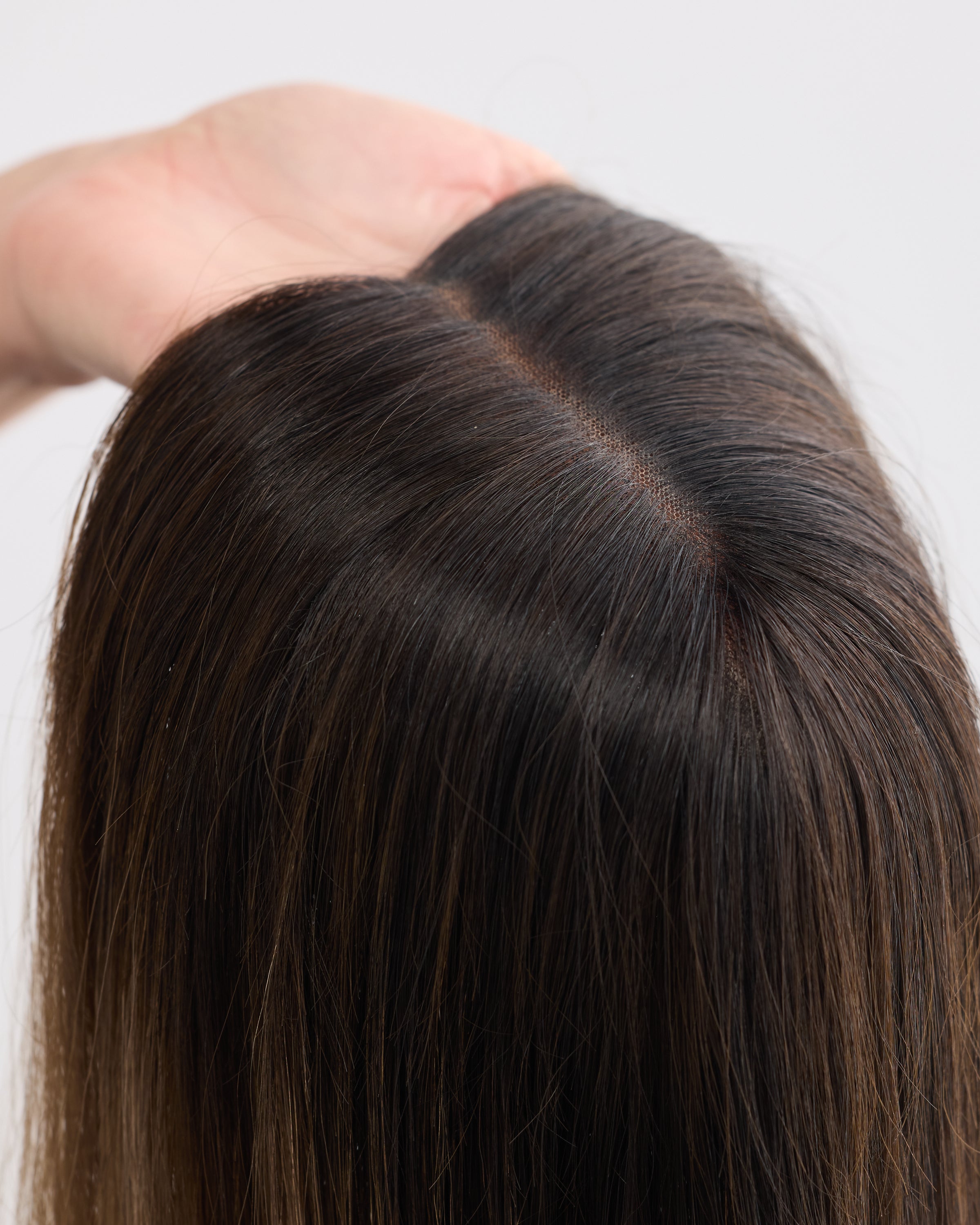 DARKEST BLONDE BALAYAGE // LACE TOPPER