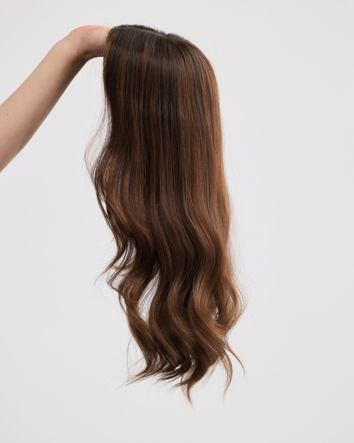 Caramel Macchiato Lace Topper | Brunette Human Hair Topper – Lusta Hair