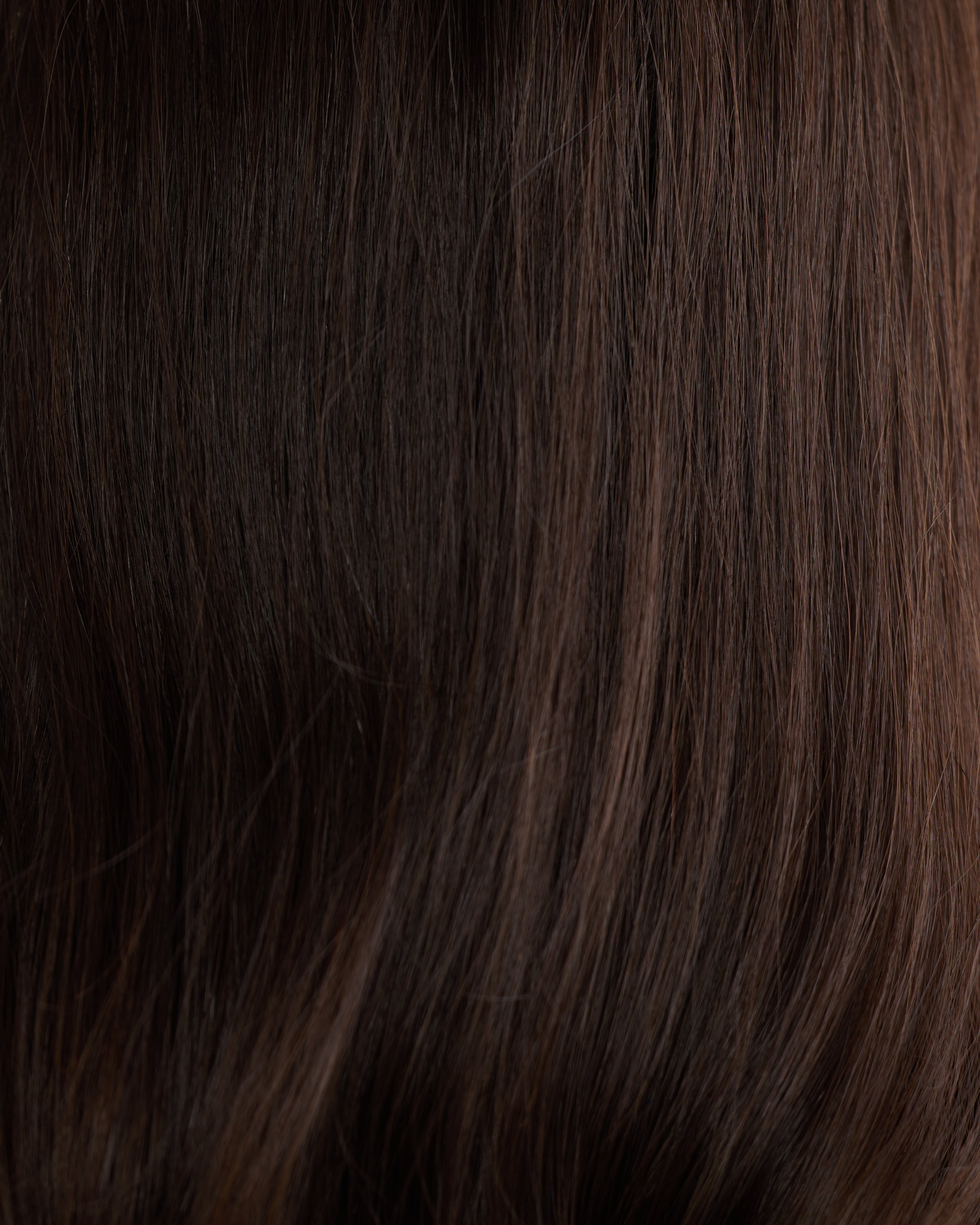 Natural Darkest Brunette // Illusion Lace Topper