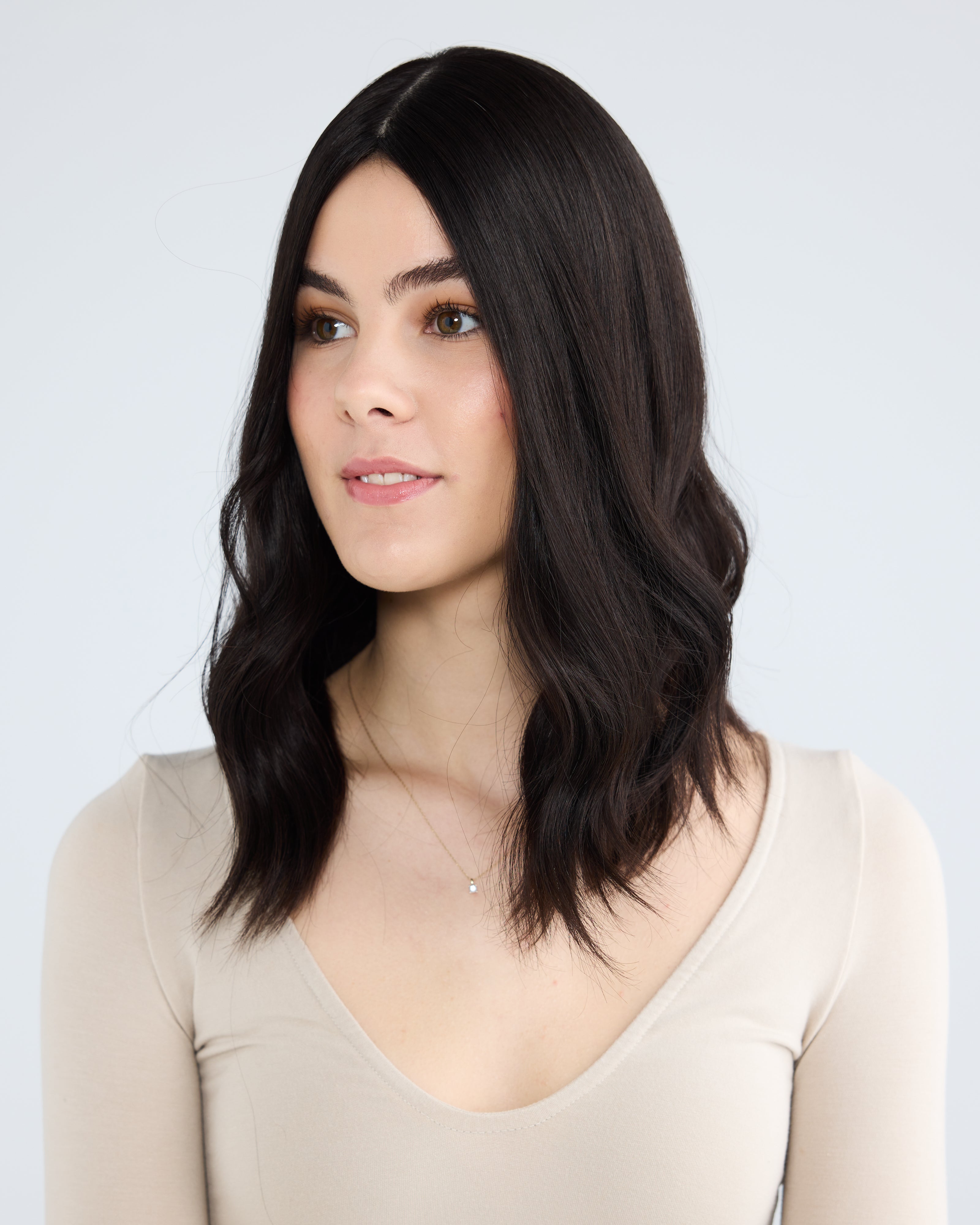 Natural Black // Silk Topper