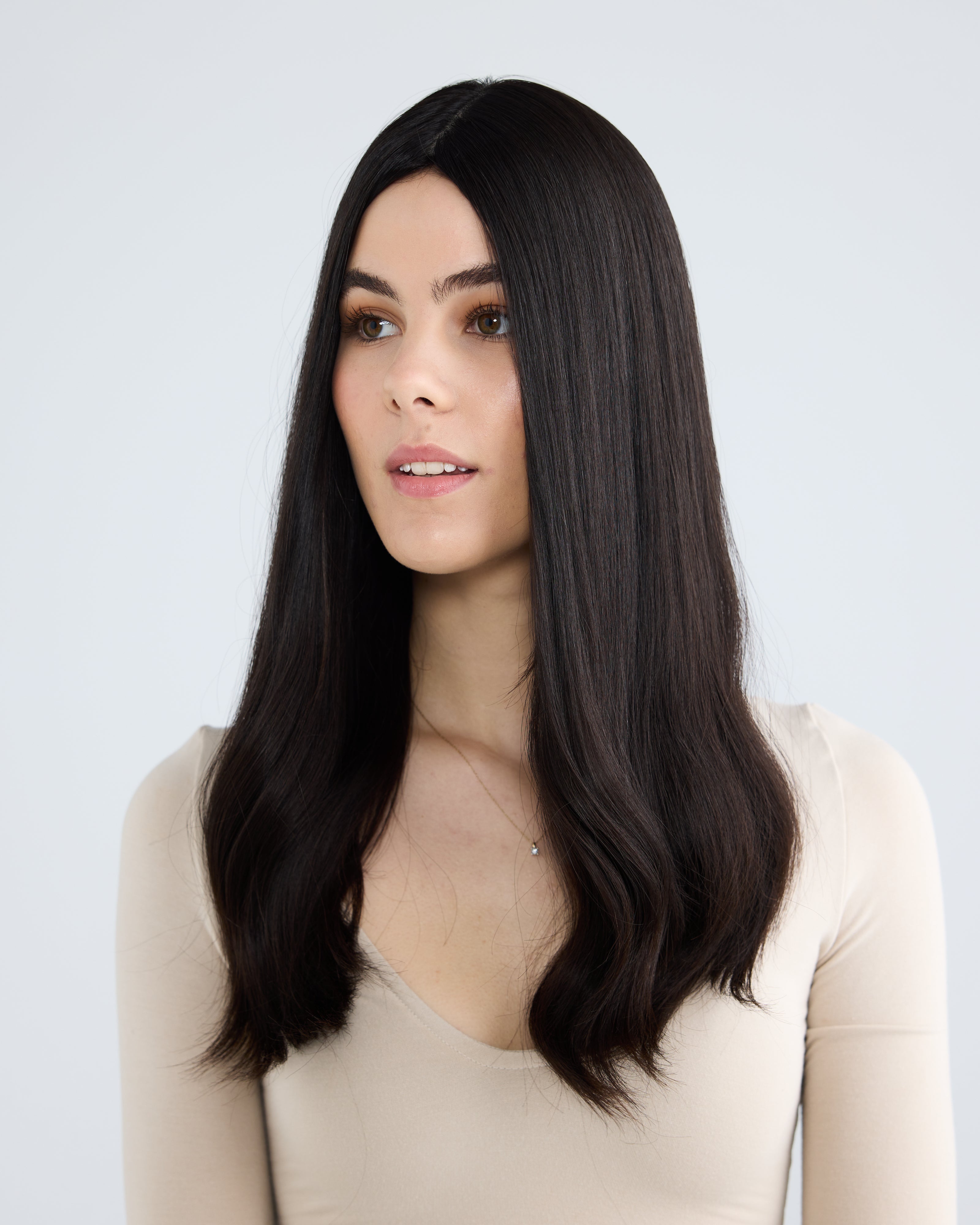 Natural Black // Silk Topper