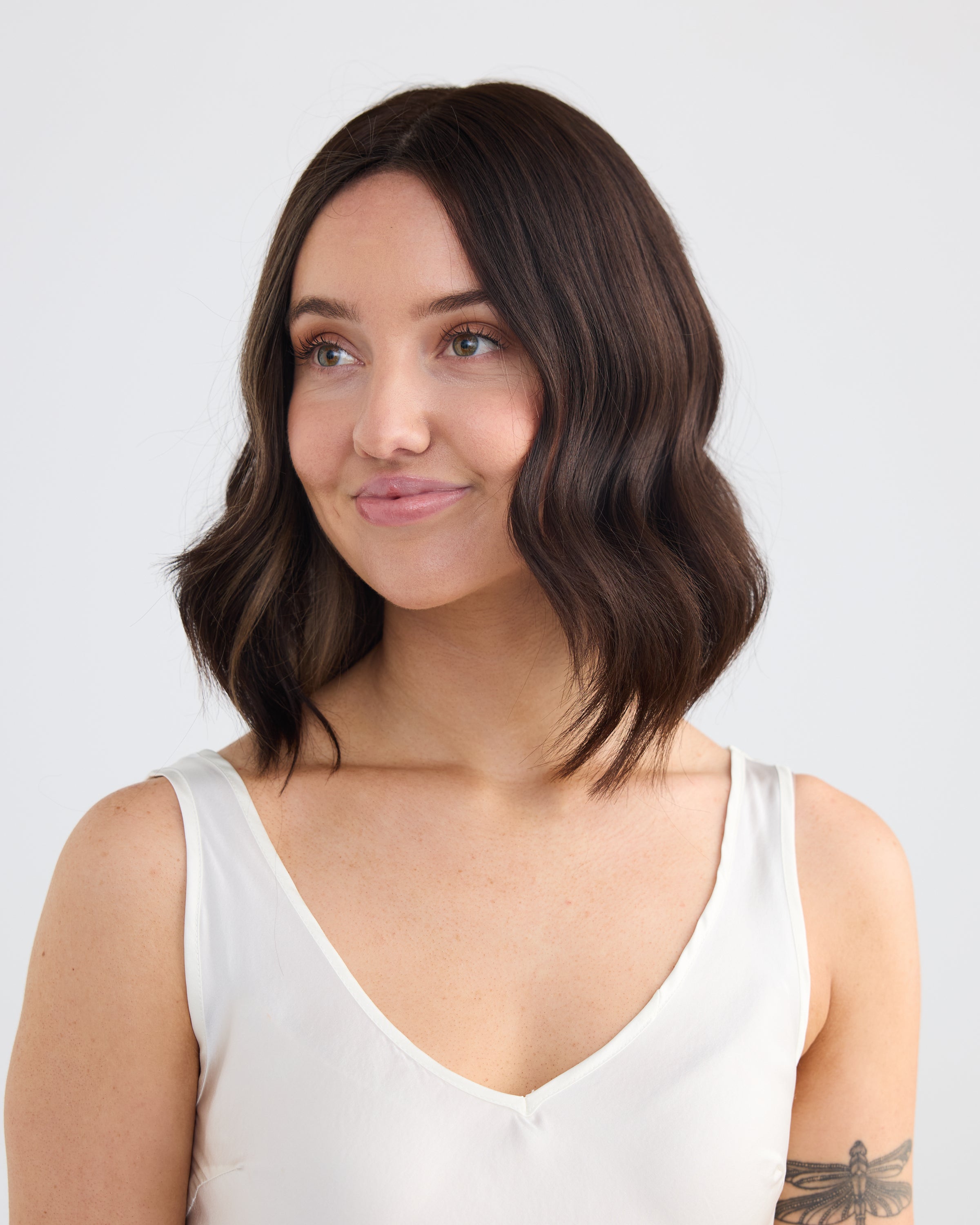 Natural Darkest Brunette // Lusta Silk Topper