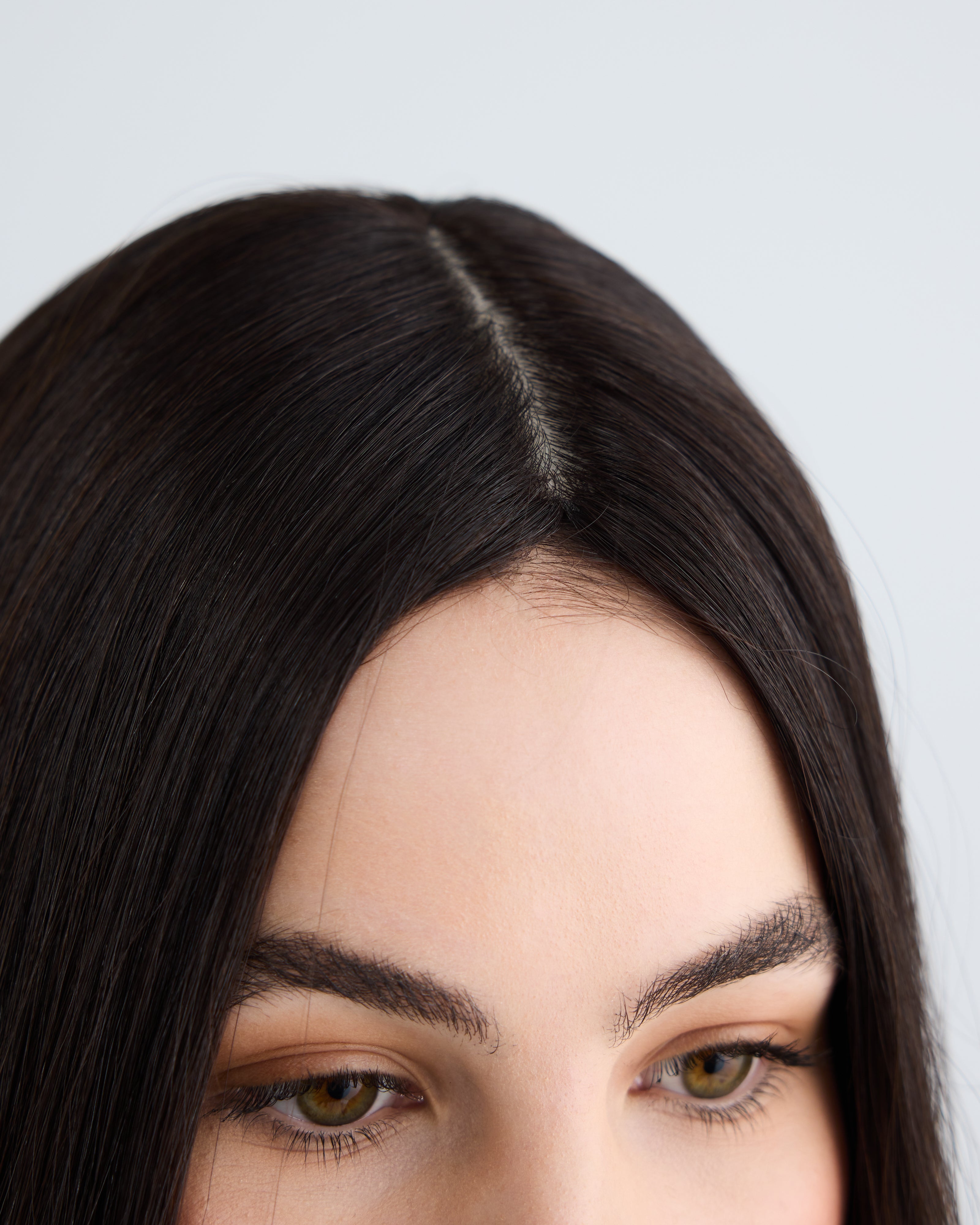 Natural Darkest Brunette // Silk Topper