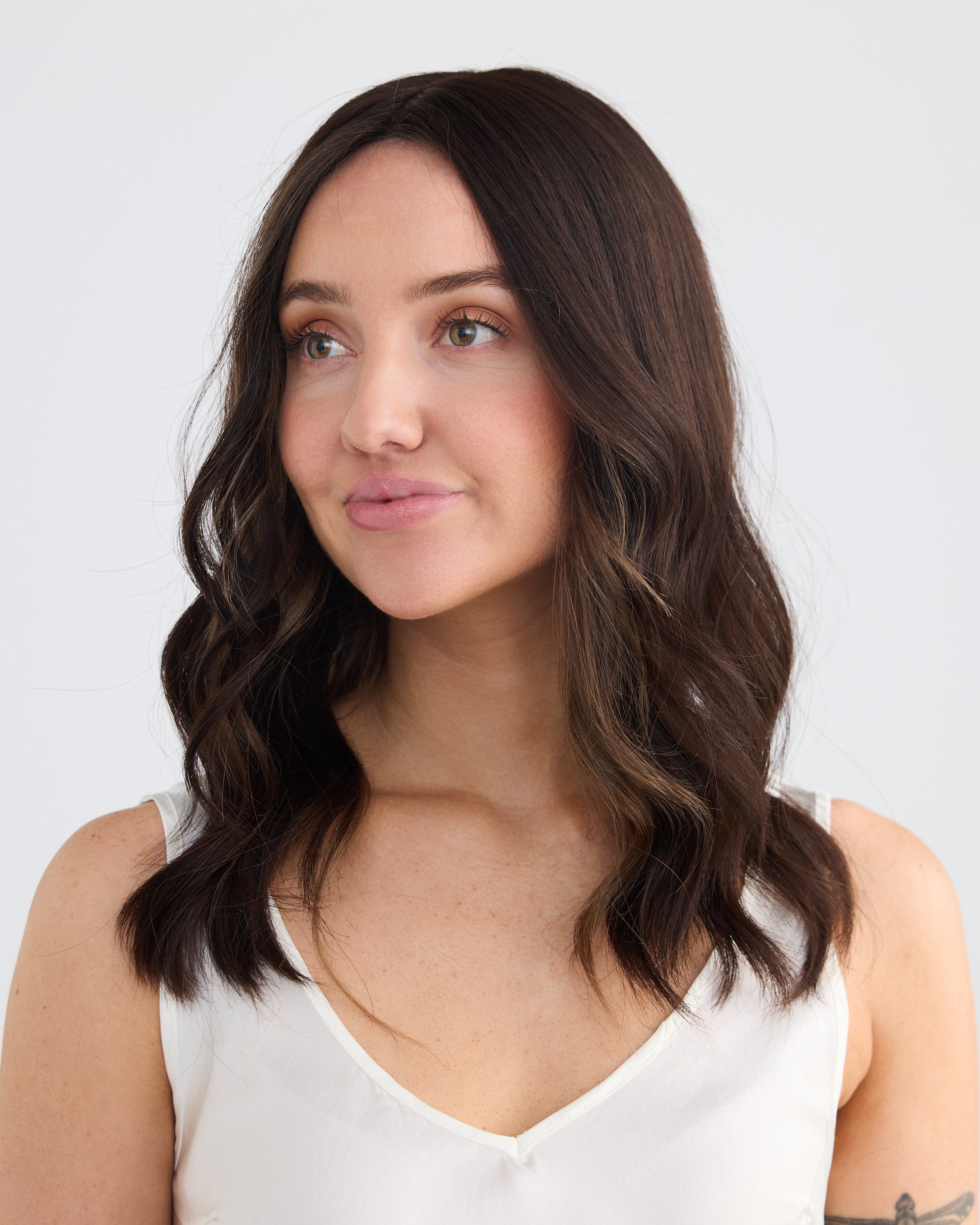 Natural Darkest Brunette // Lusta Silk Topper