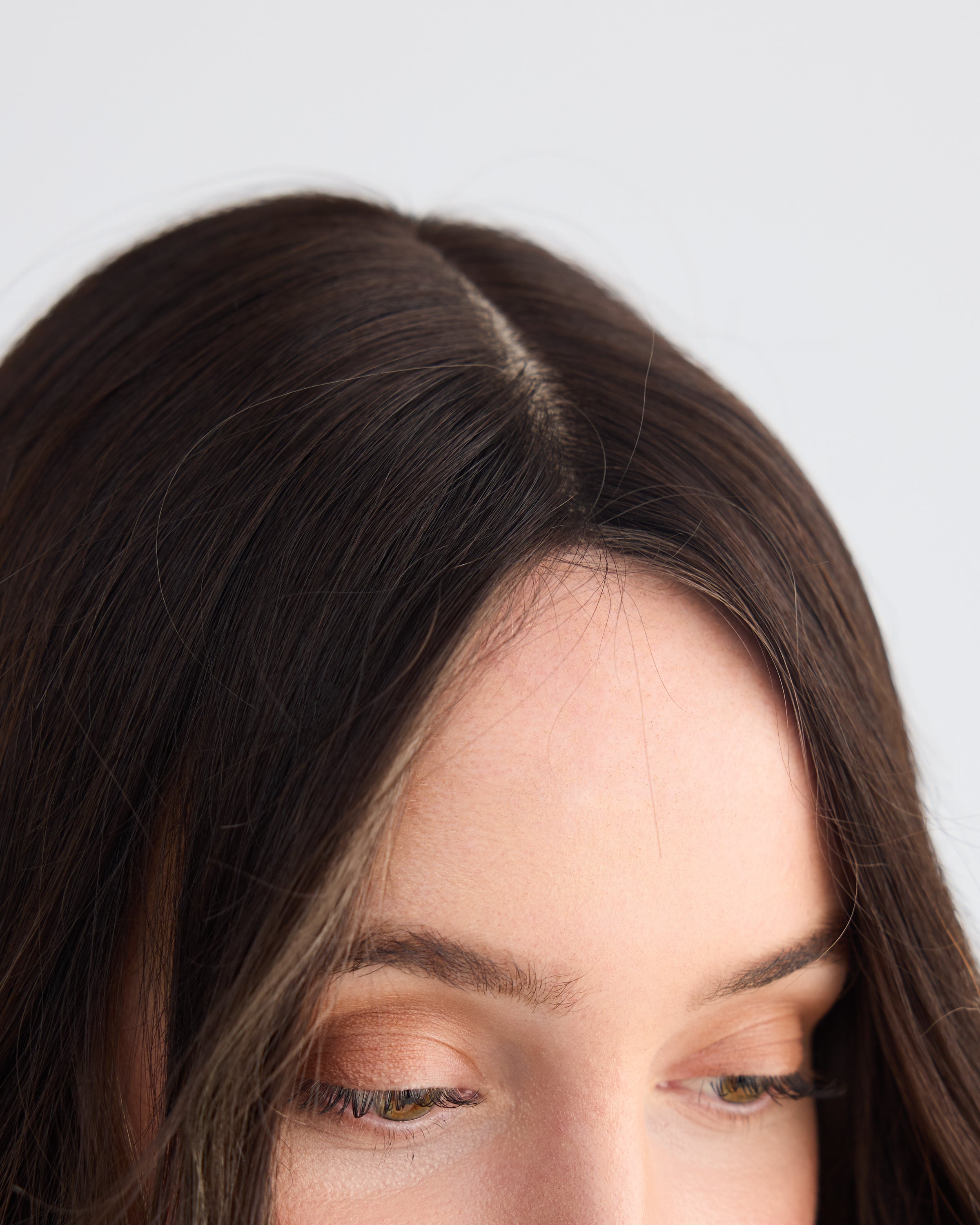 Natural Darkest Brunette // Lusta Silk Topper
