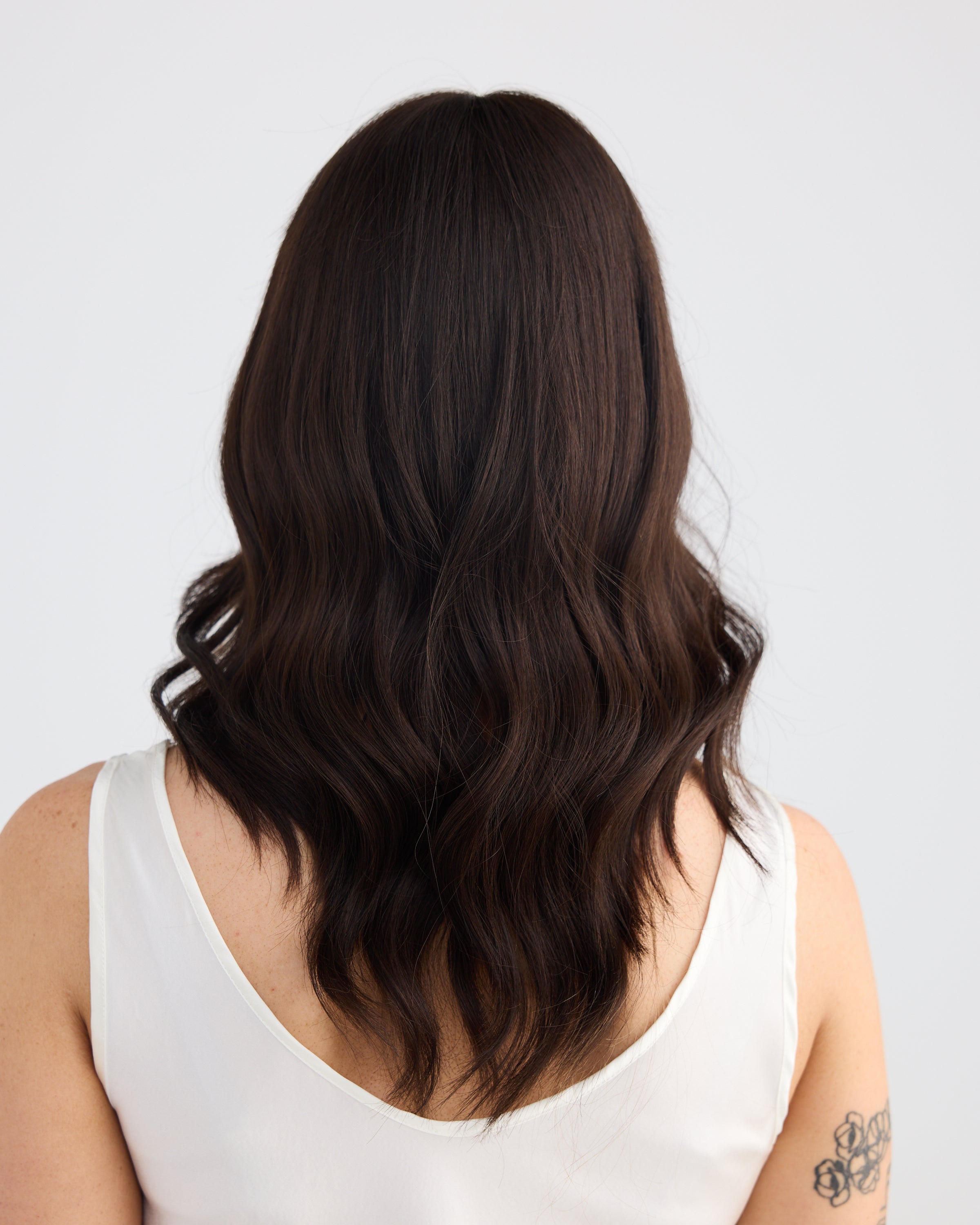 Natural Darkest Brunette // Lusta Silk Topper