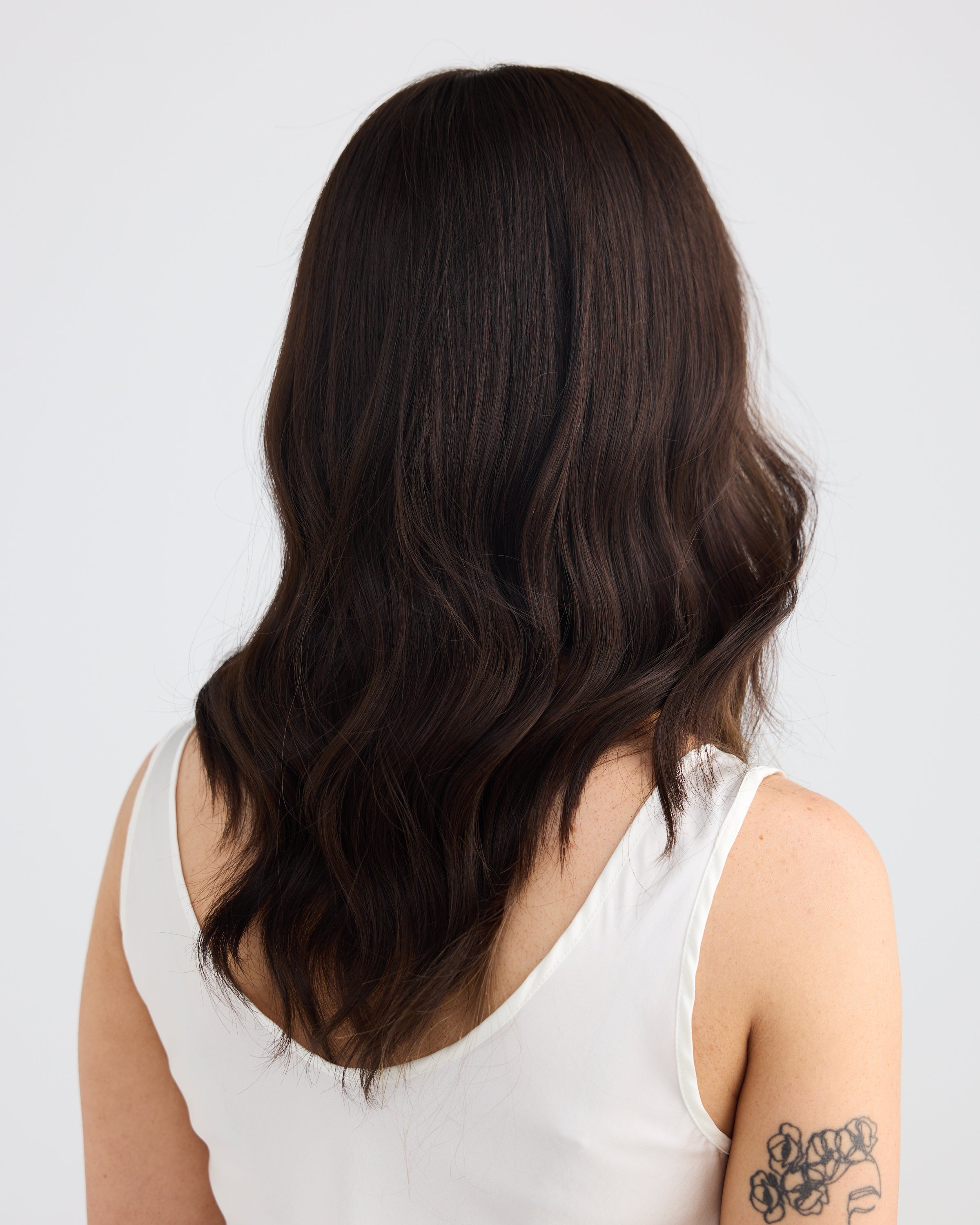 Natural Darkest Brunette // Lusta Silk Topper