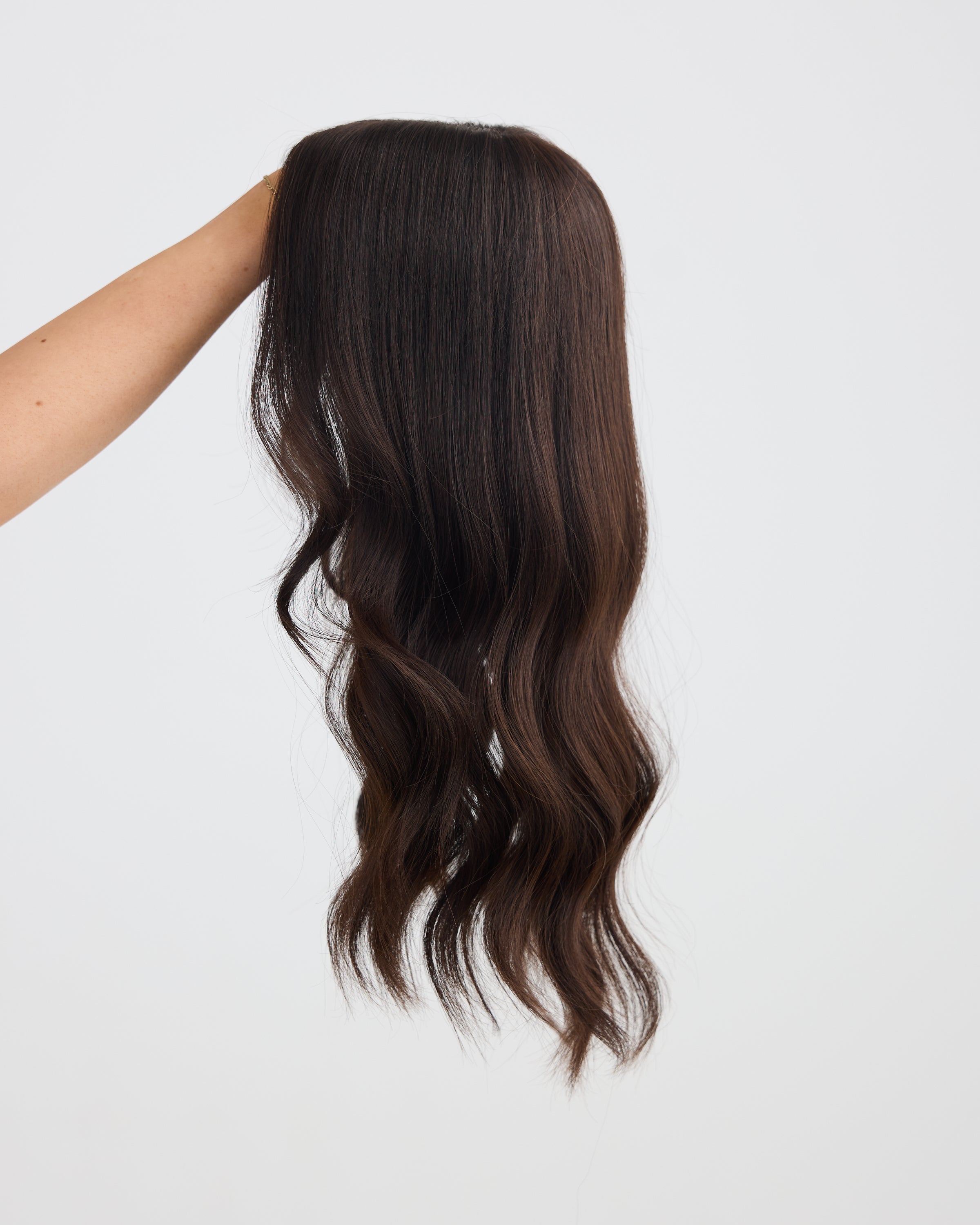 Natural Darkest Brunette // Lusta Silk Topper