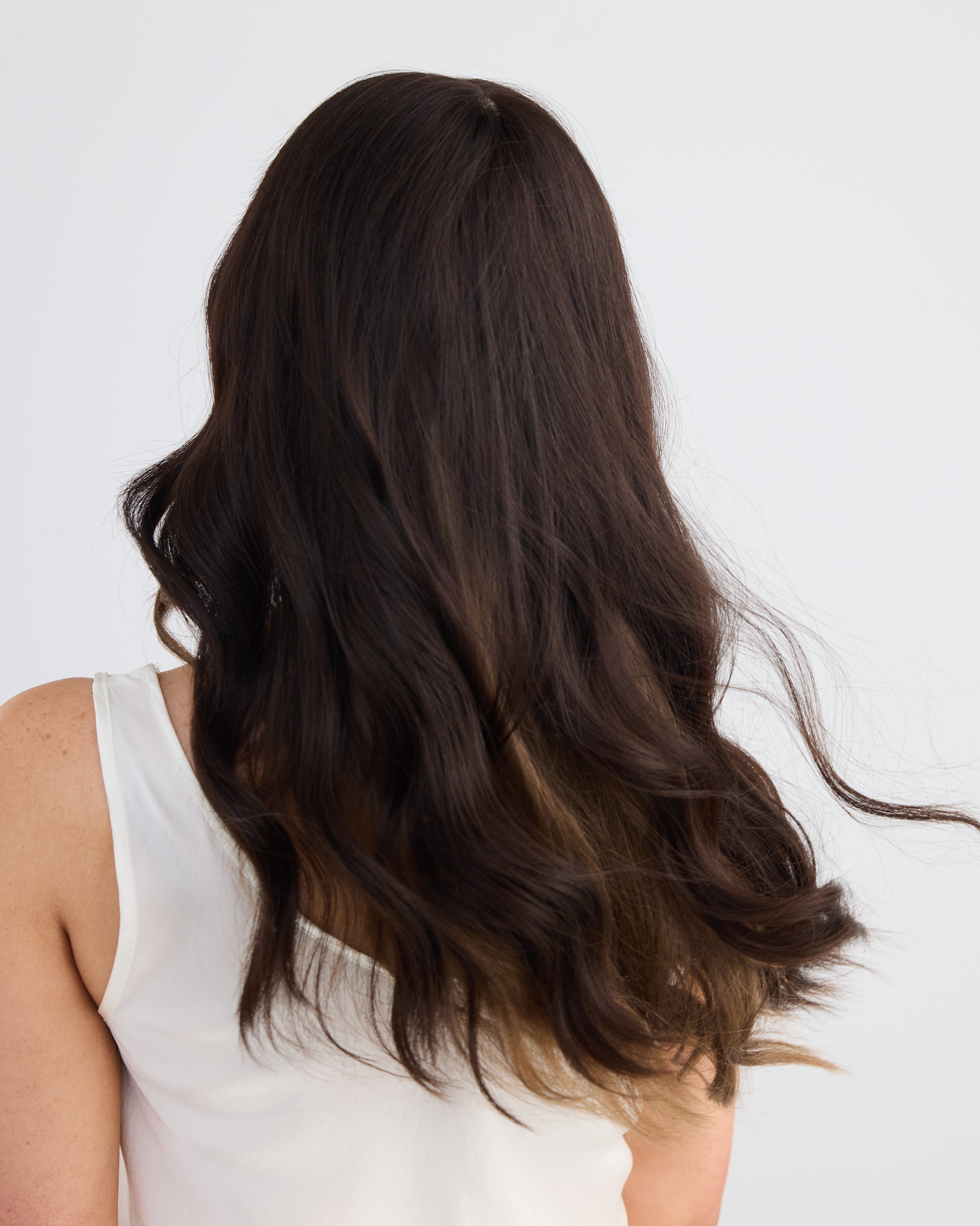 Natural Darkest Brunette // Lusta Silk Topper
