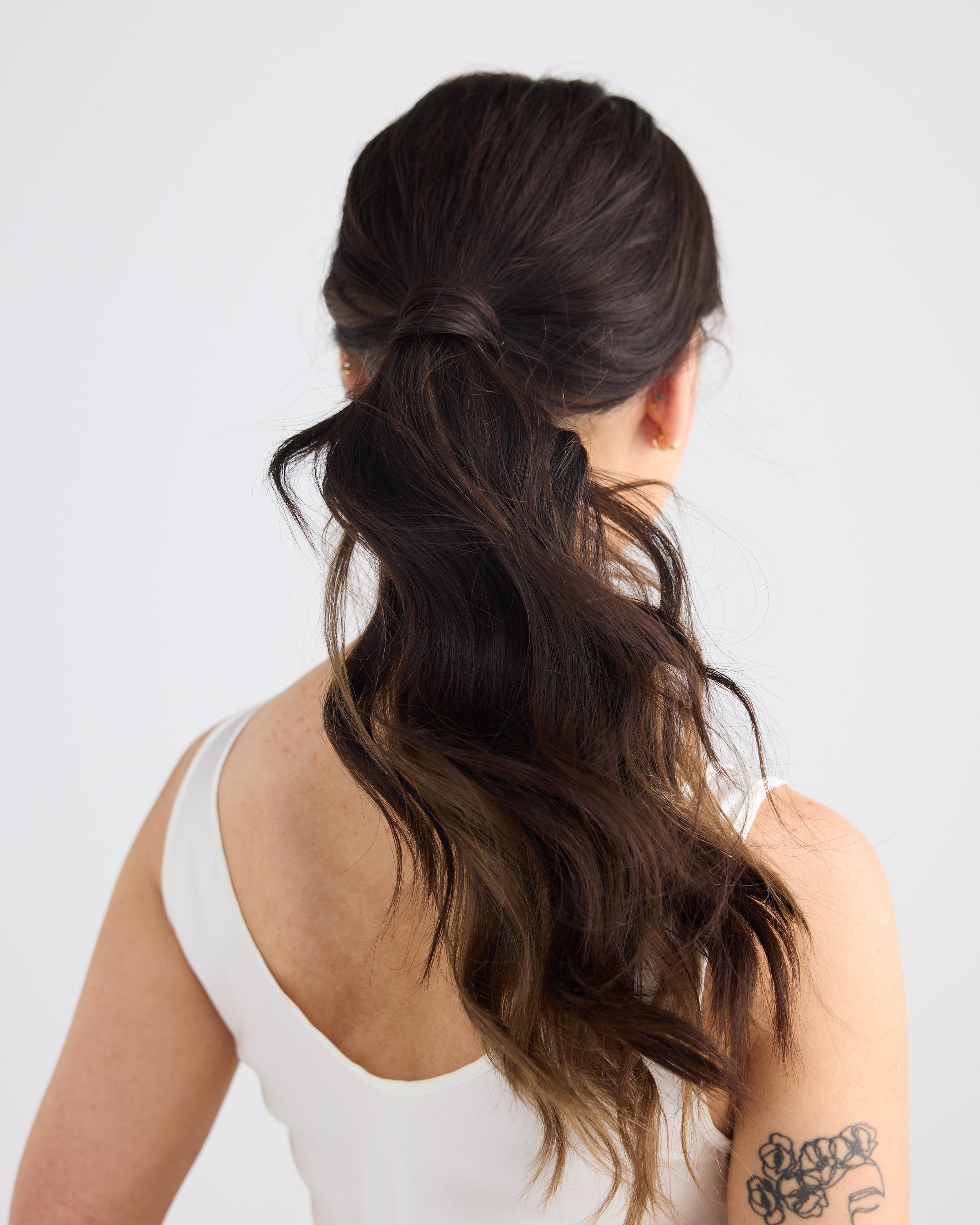 Natural Darkest Brunette // Lusta Silk Topper