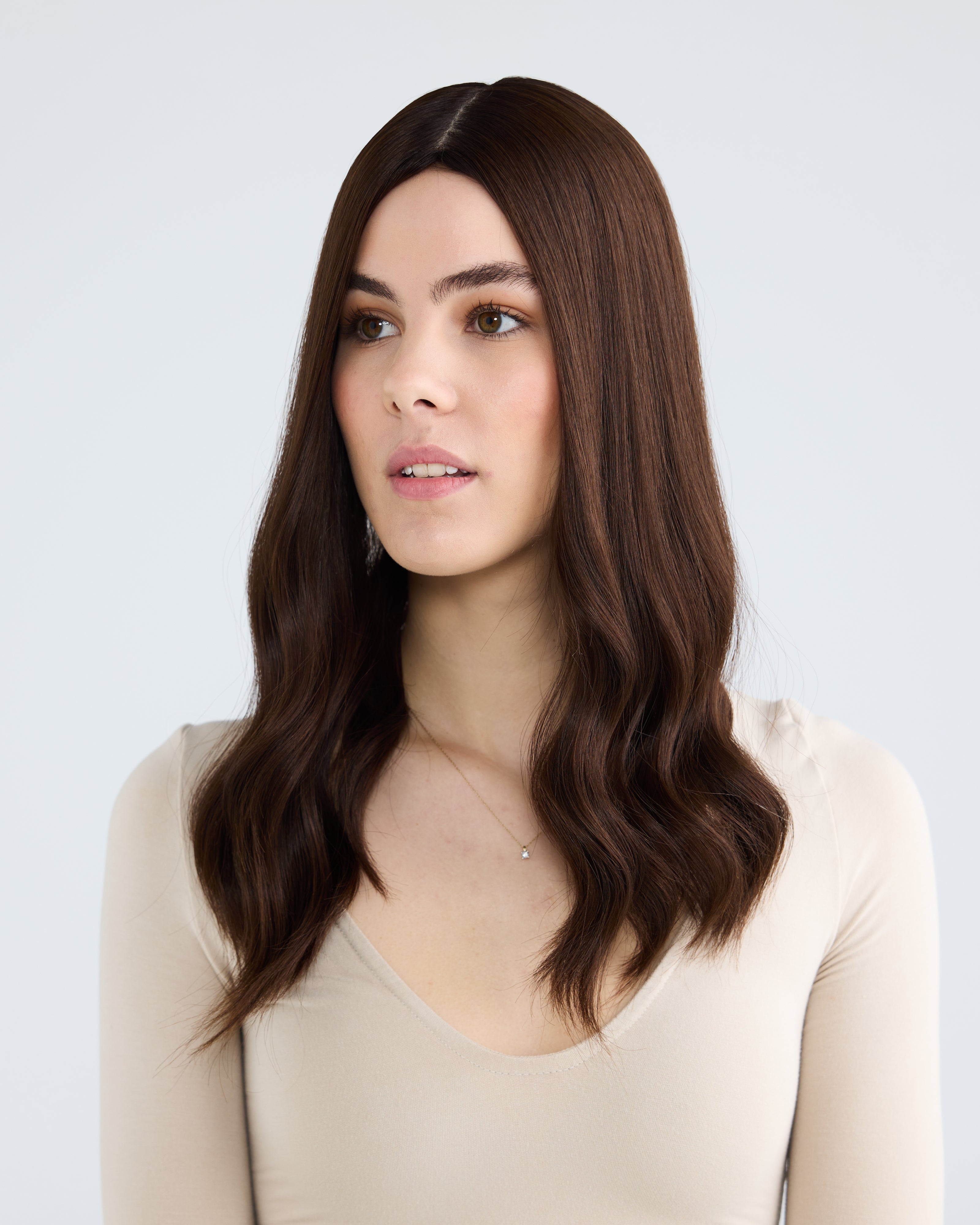 Natural Rich Brunette // Silk Topper