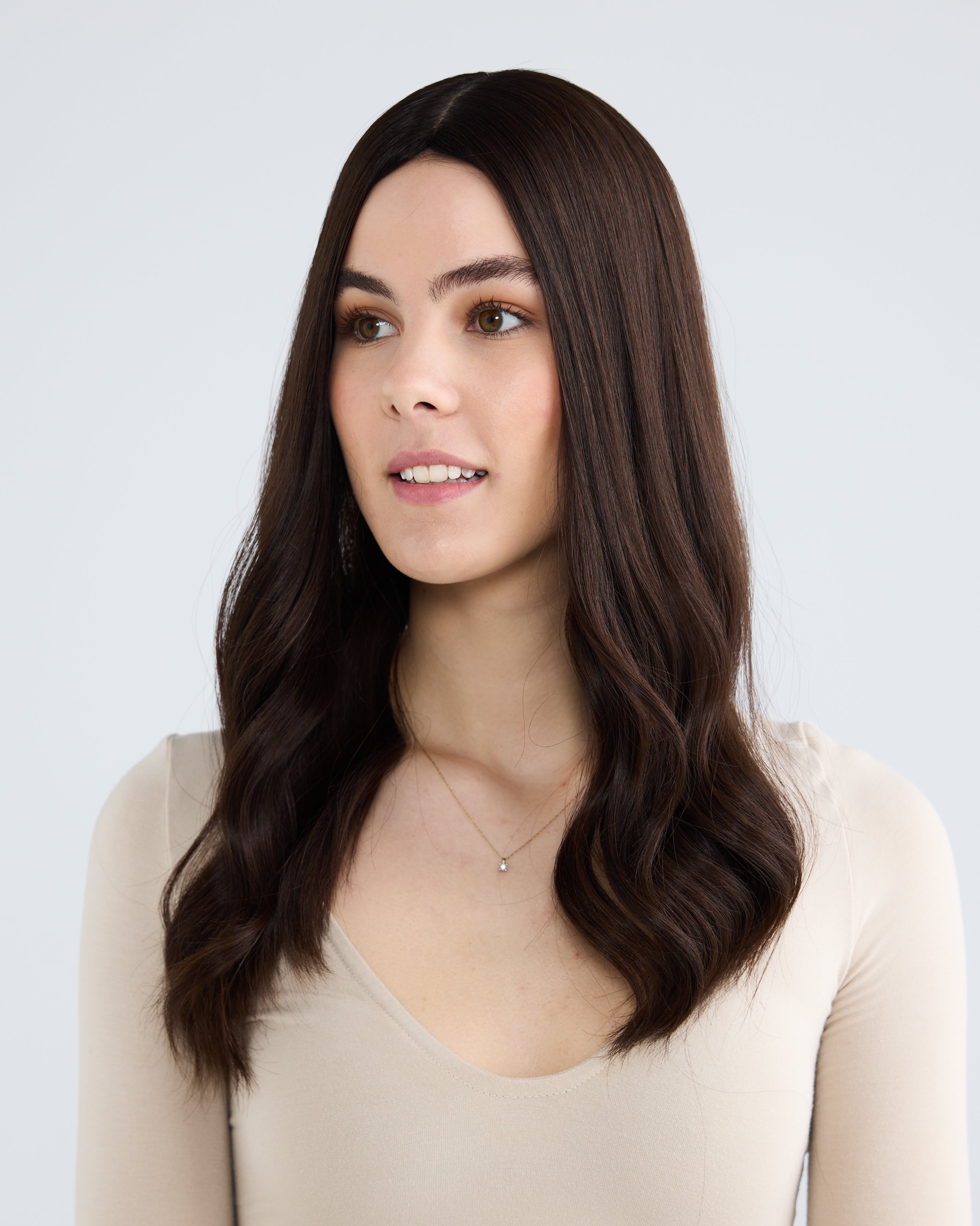 Natural Rich Brunette // Silk Topper