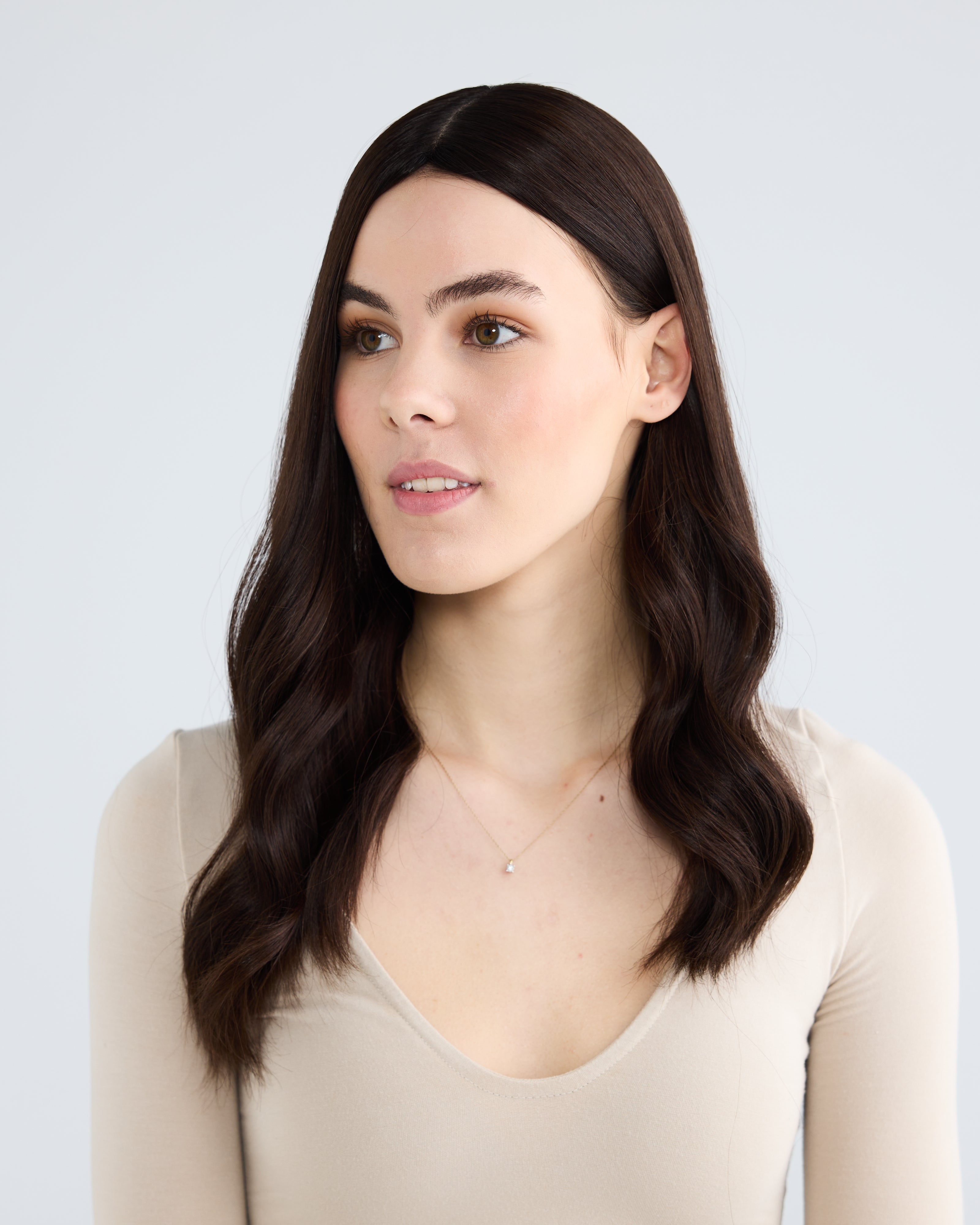 Natural Rich Brunette // Silk Topper