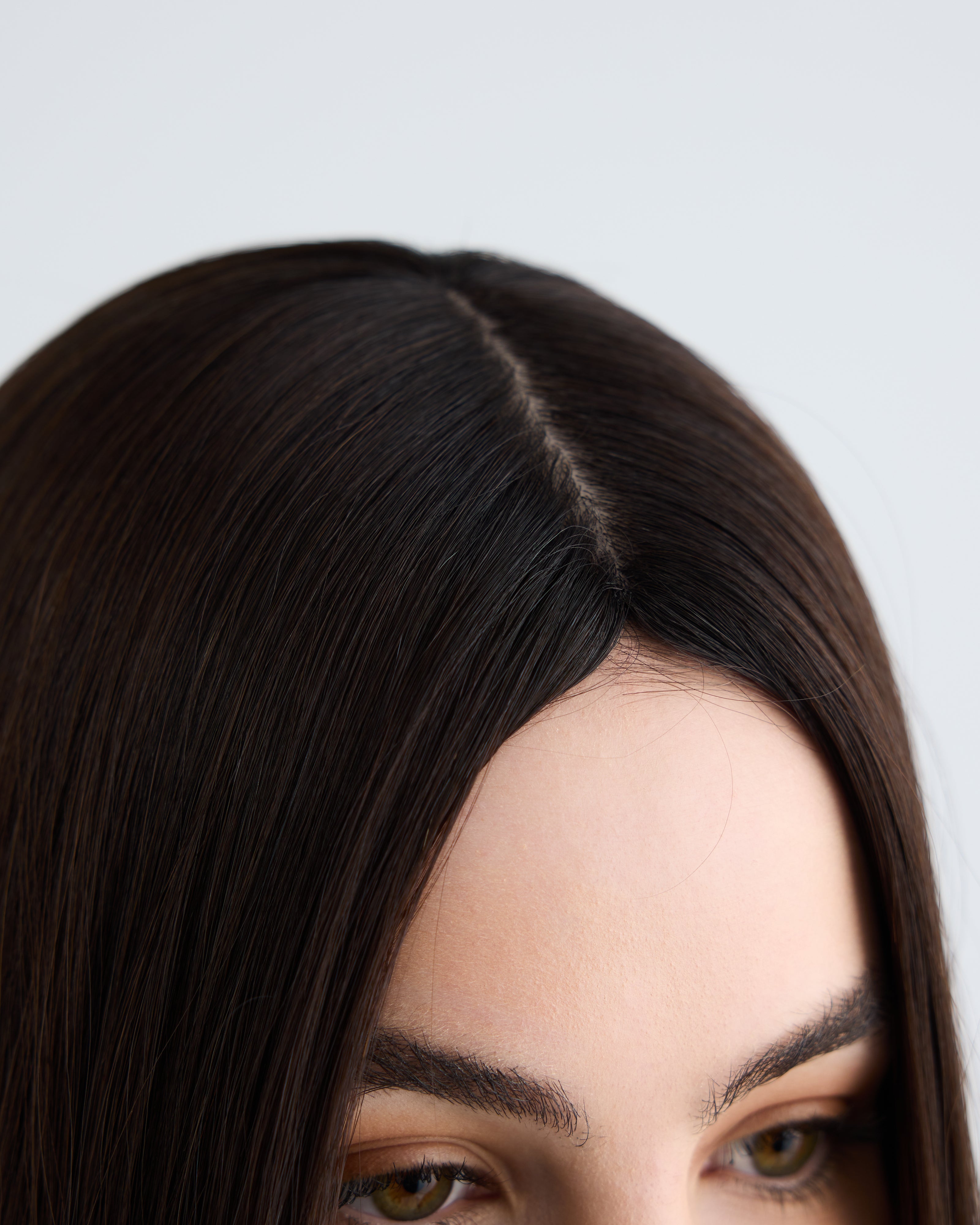 Natural Rich Brunette // Silk Topper