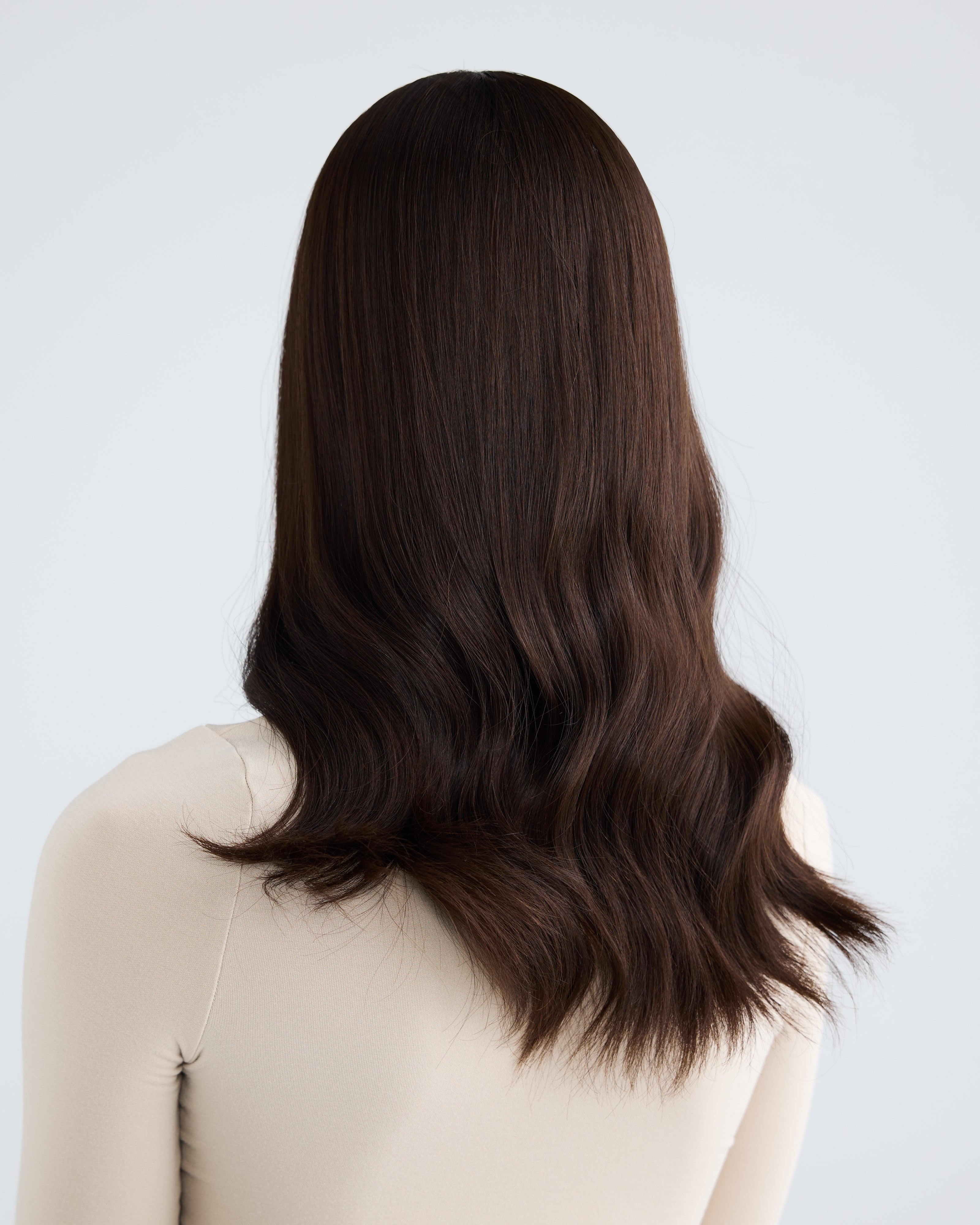Natural Rich Brunette // Silk Topper