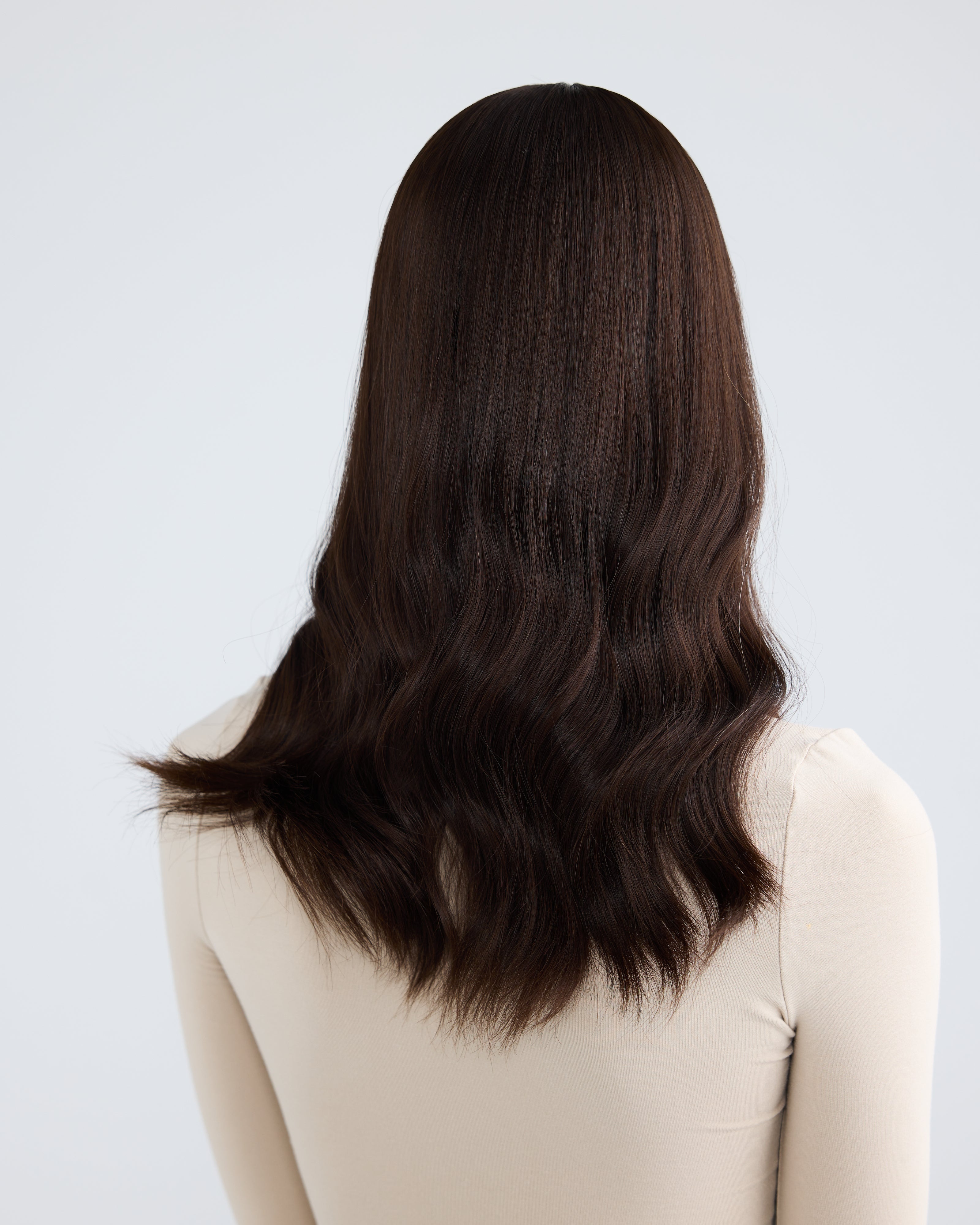 Natural Rich Brunette // Silk Topper