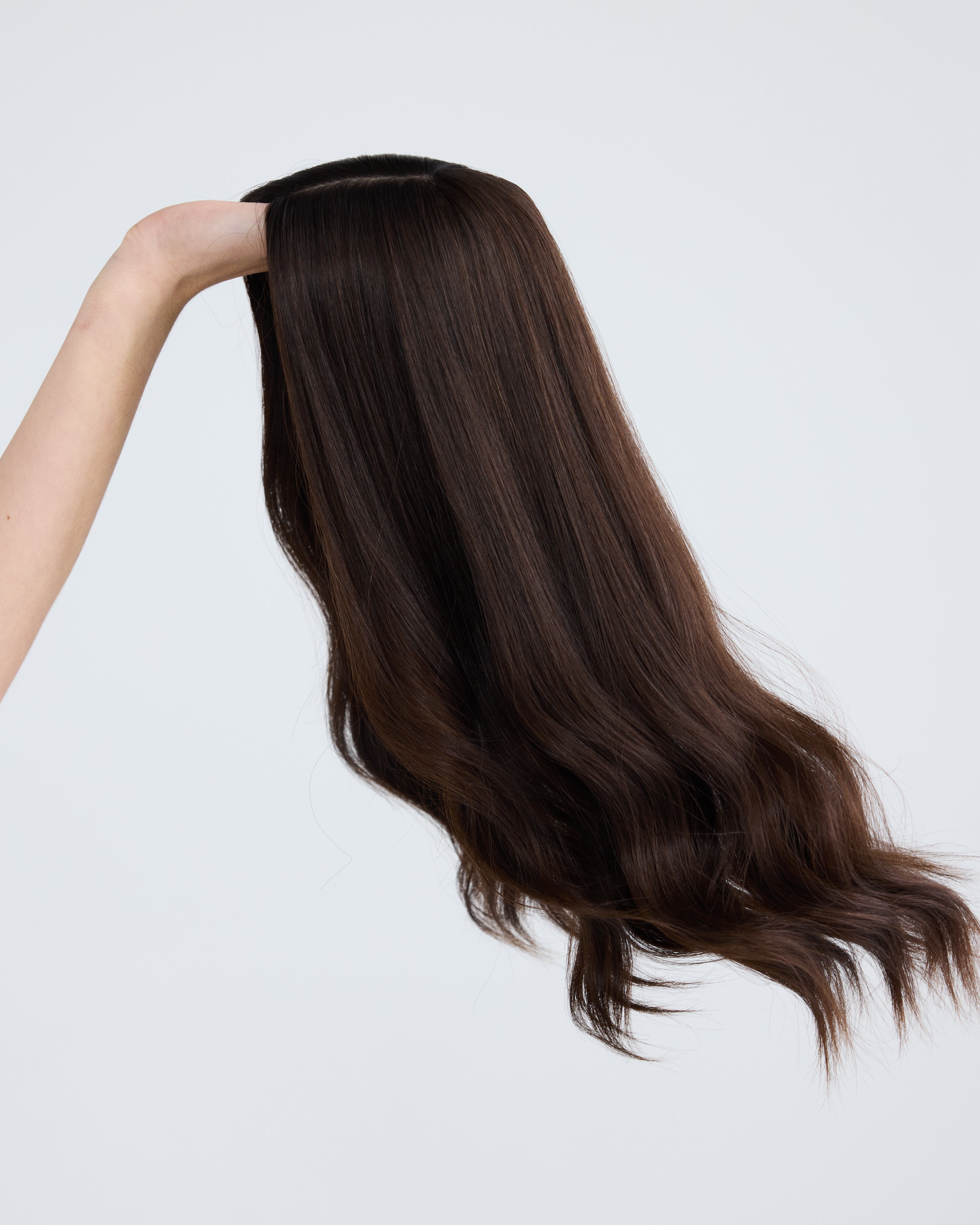 Natural Rich Brunette // Silk Topper