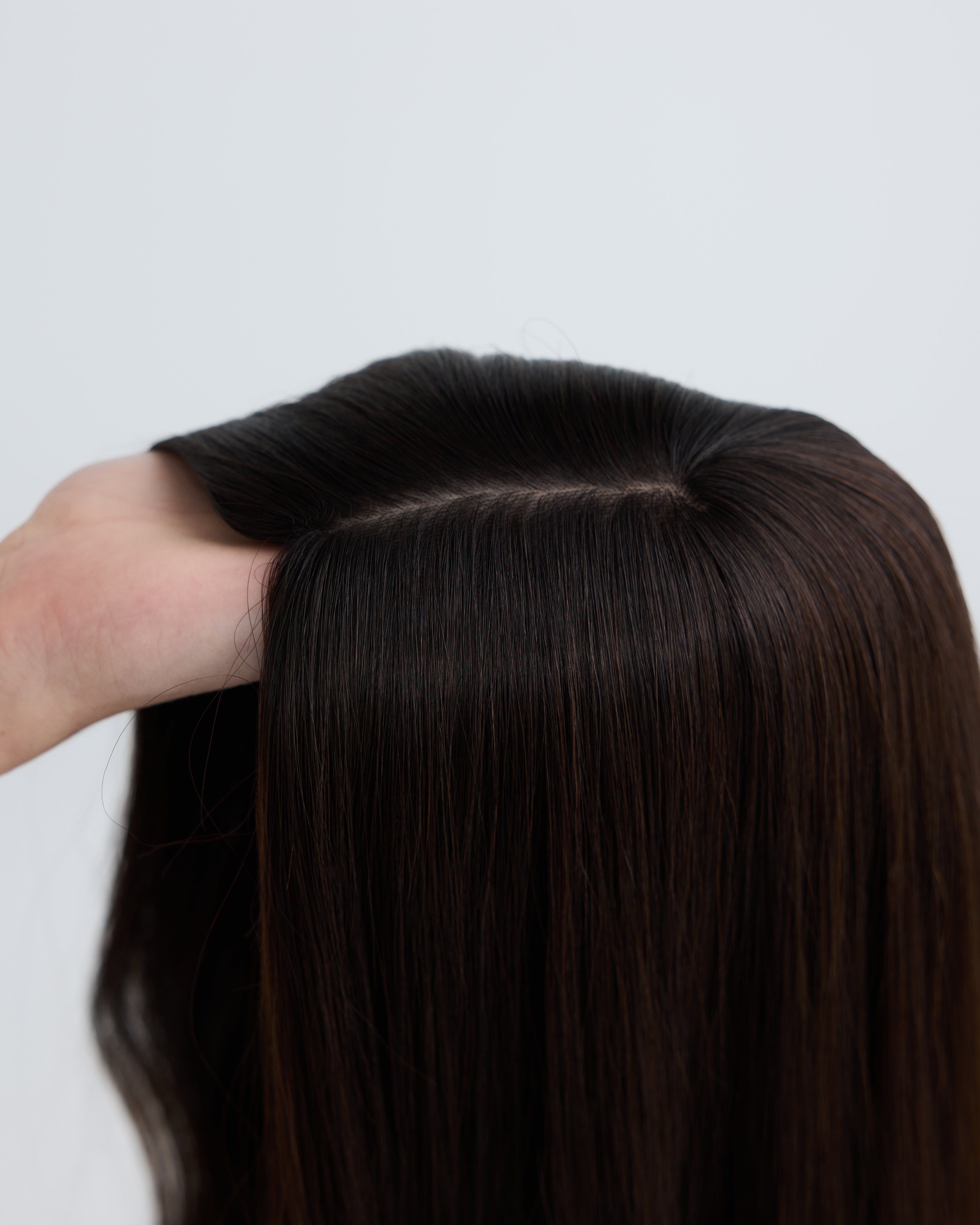 Natural Rich Brunette // Silk Topper
