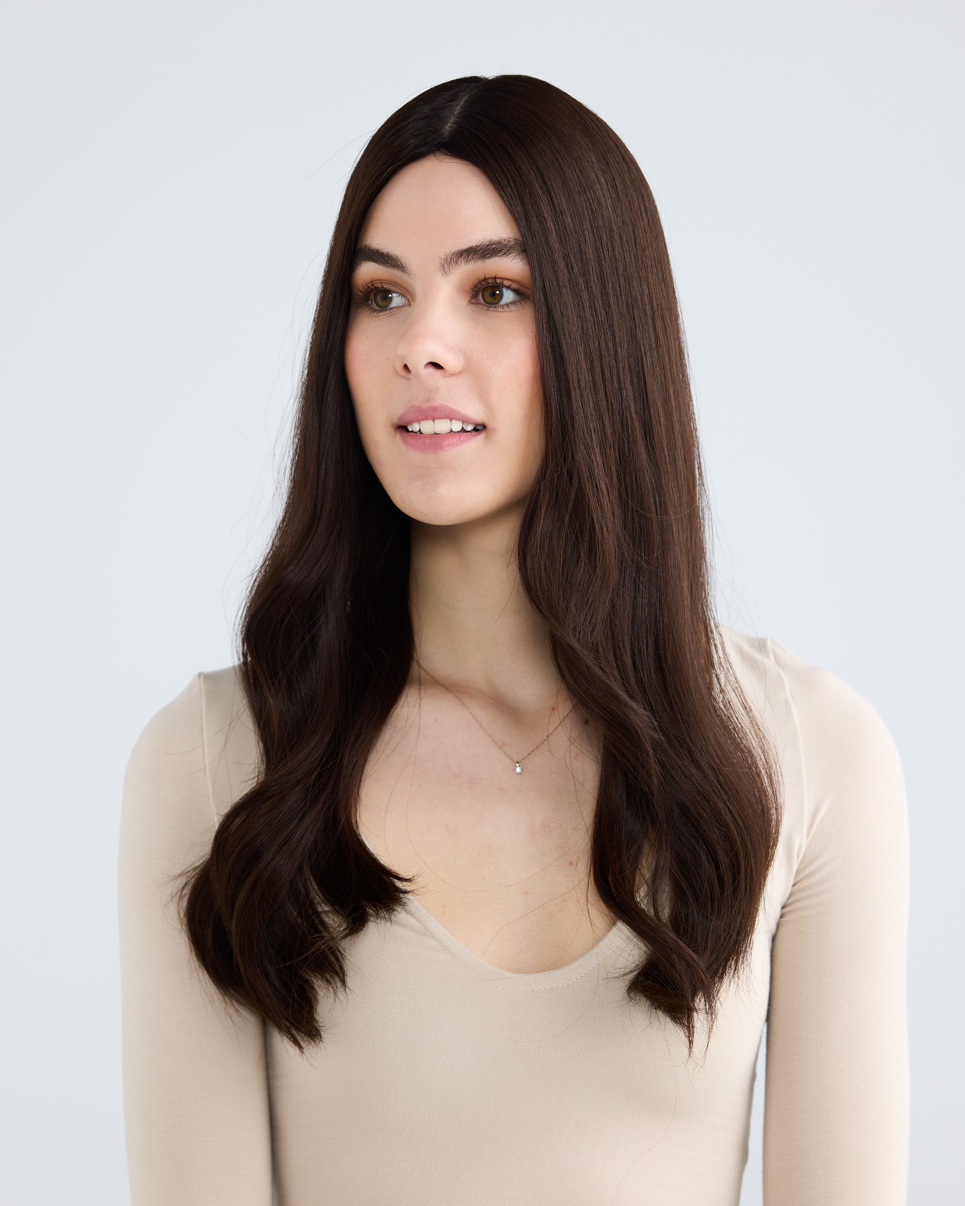 Natural Rich Brunette // Silk Topper
