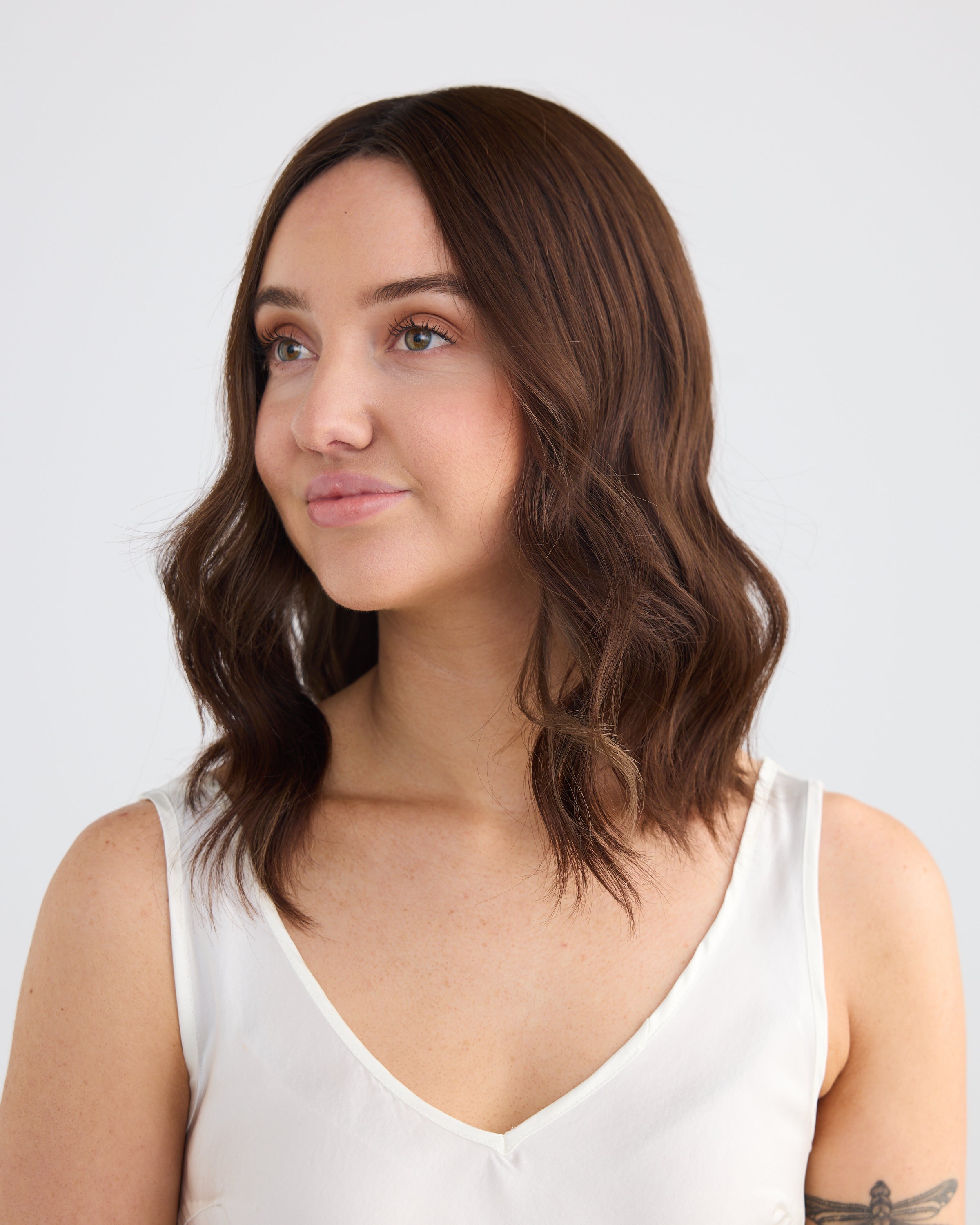Natural Rich Brunette // Lusta Silk Topper