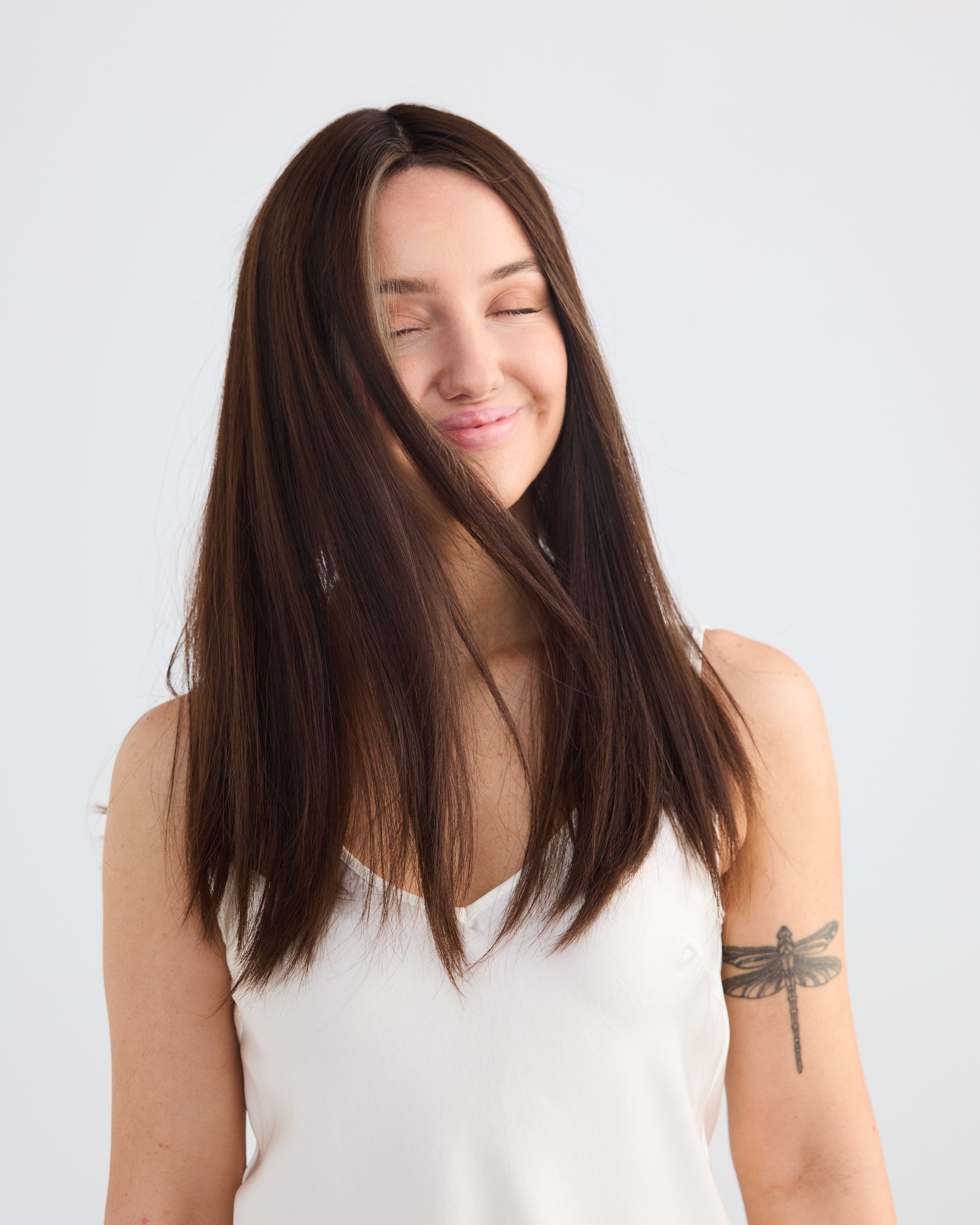Natural Rich Brunette // Lusta Silk Topper