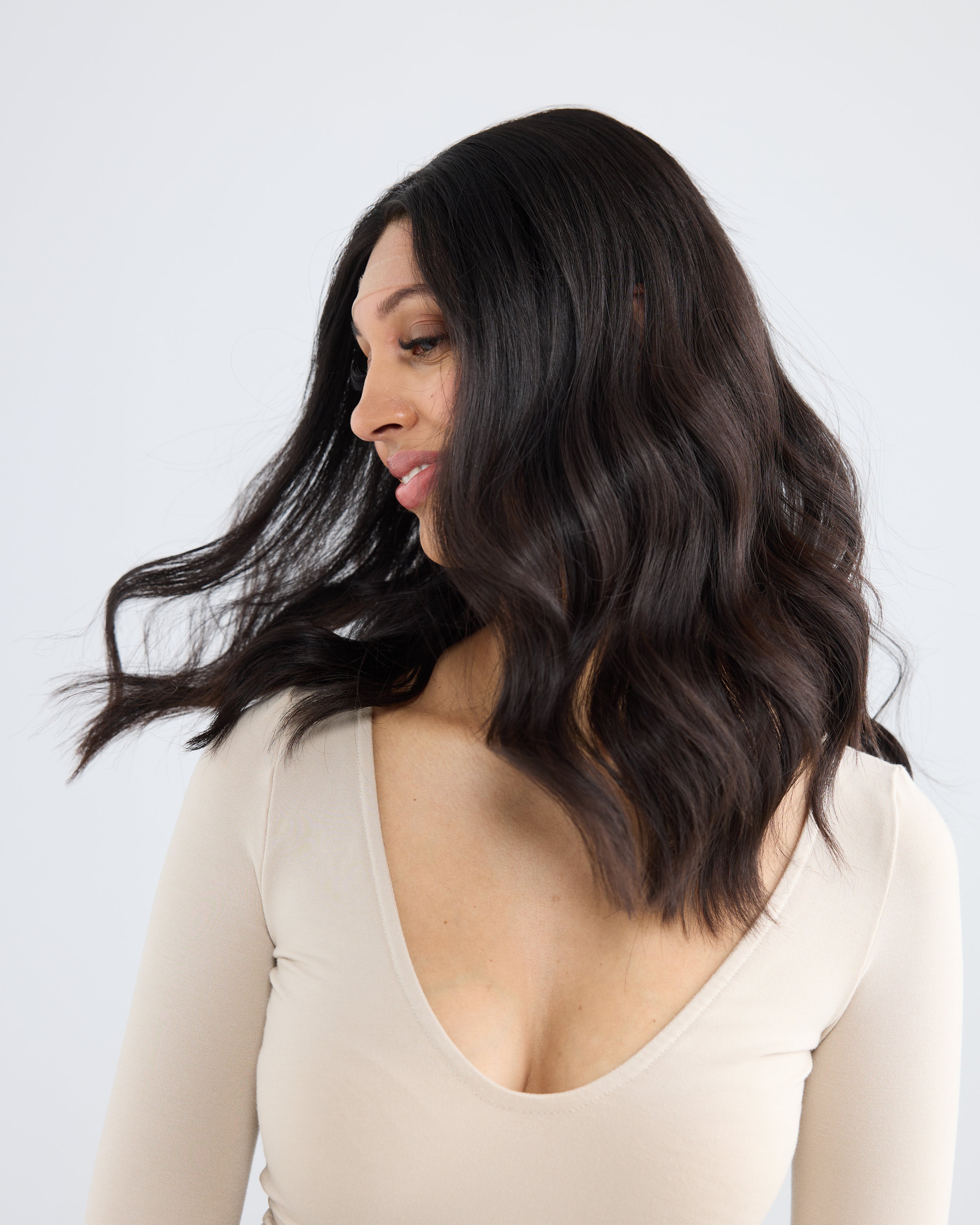 Natural Black // The Lusta Lace Wig