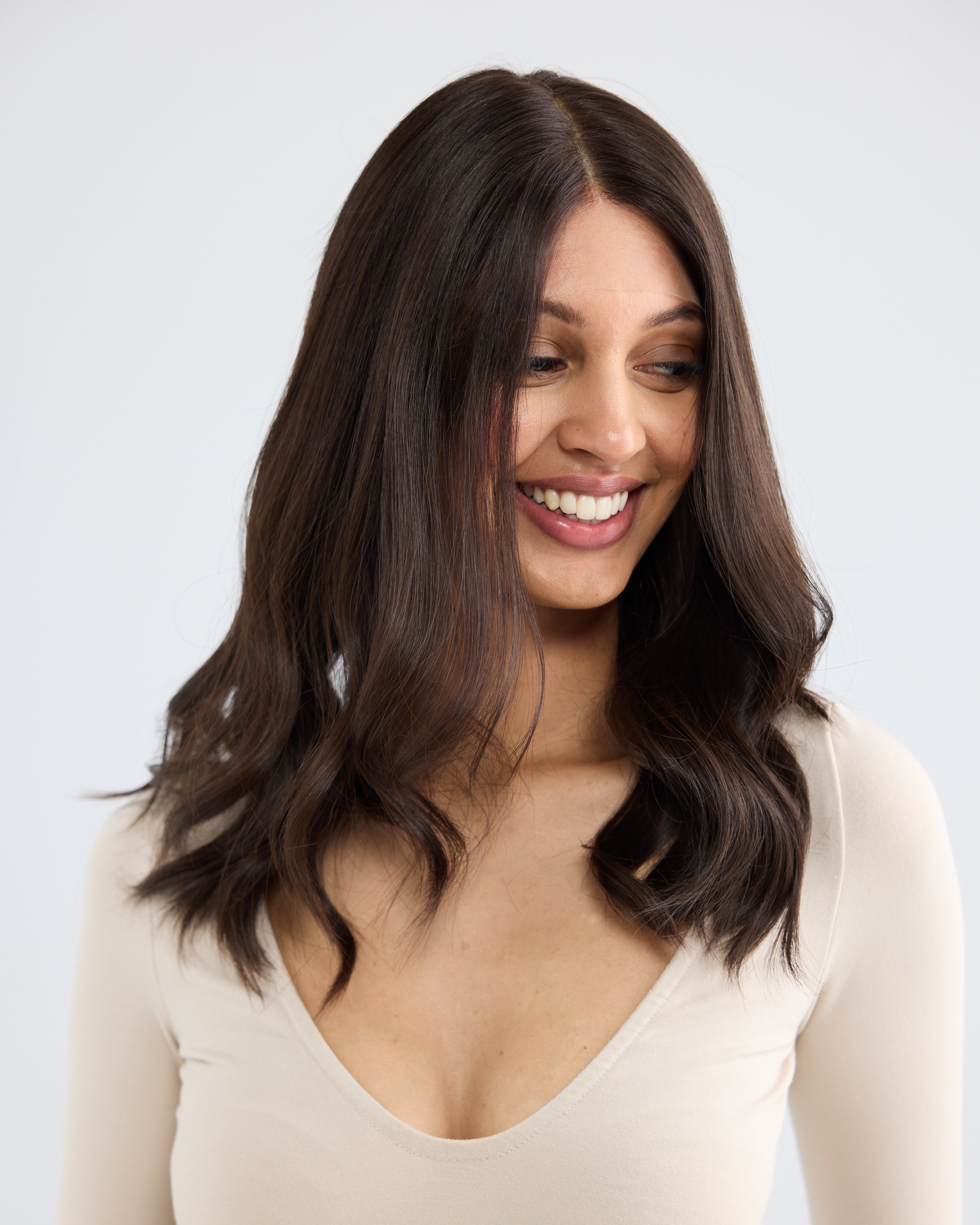 Natural Darkest Brunette // The Lusta Lace Wig