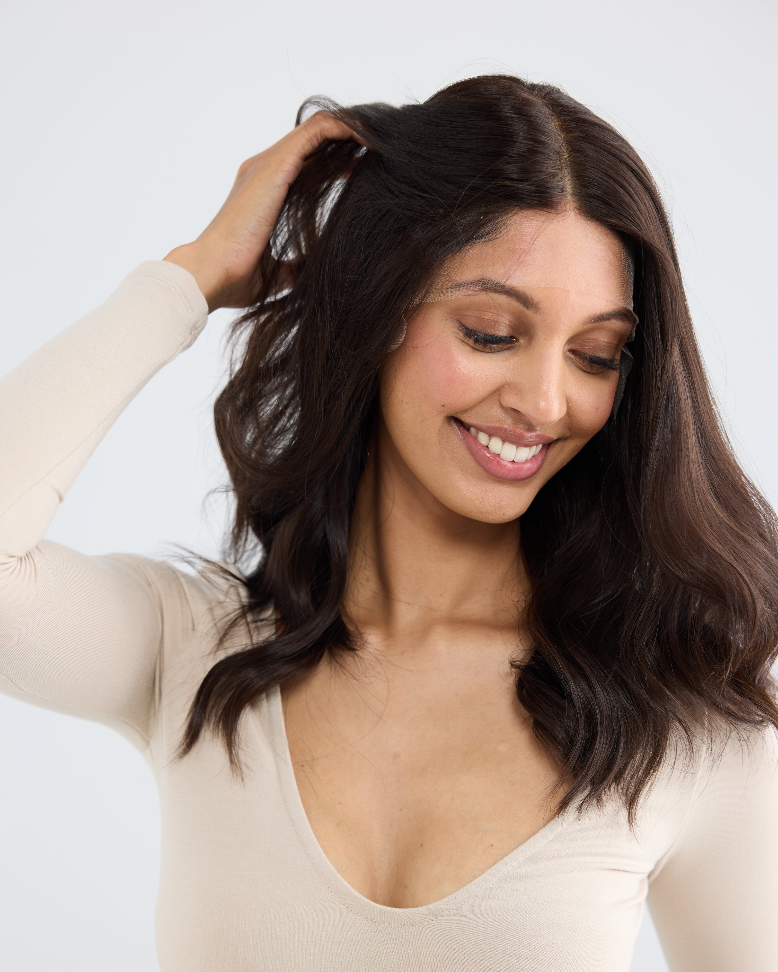 Natural Darkest Brunette // The Lusta Lace Wig