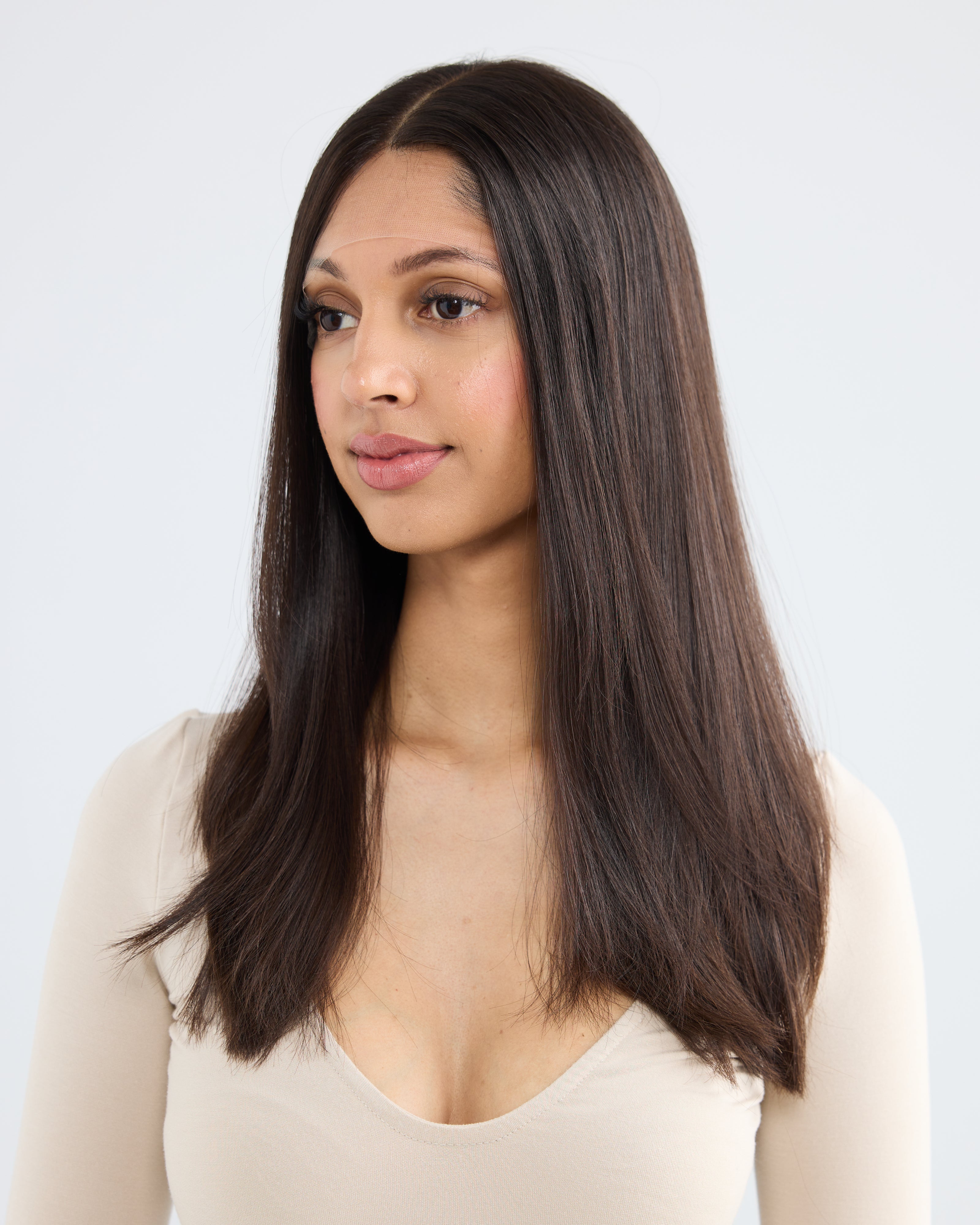 Natural Darkest Brunette // The Lusta Lace Wig