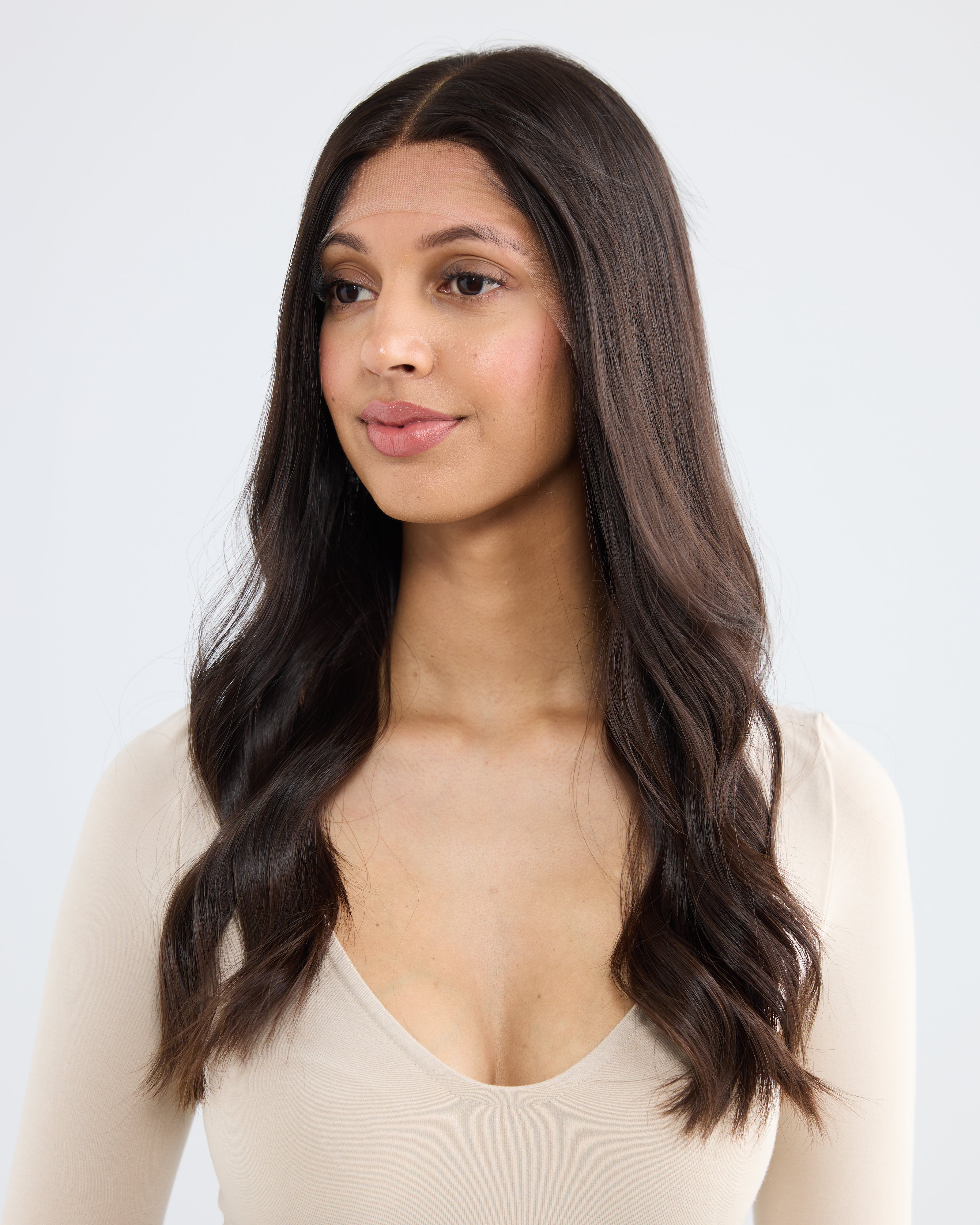Natural Darkest Brunette // The Lusta Lace Wig