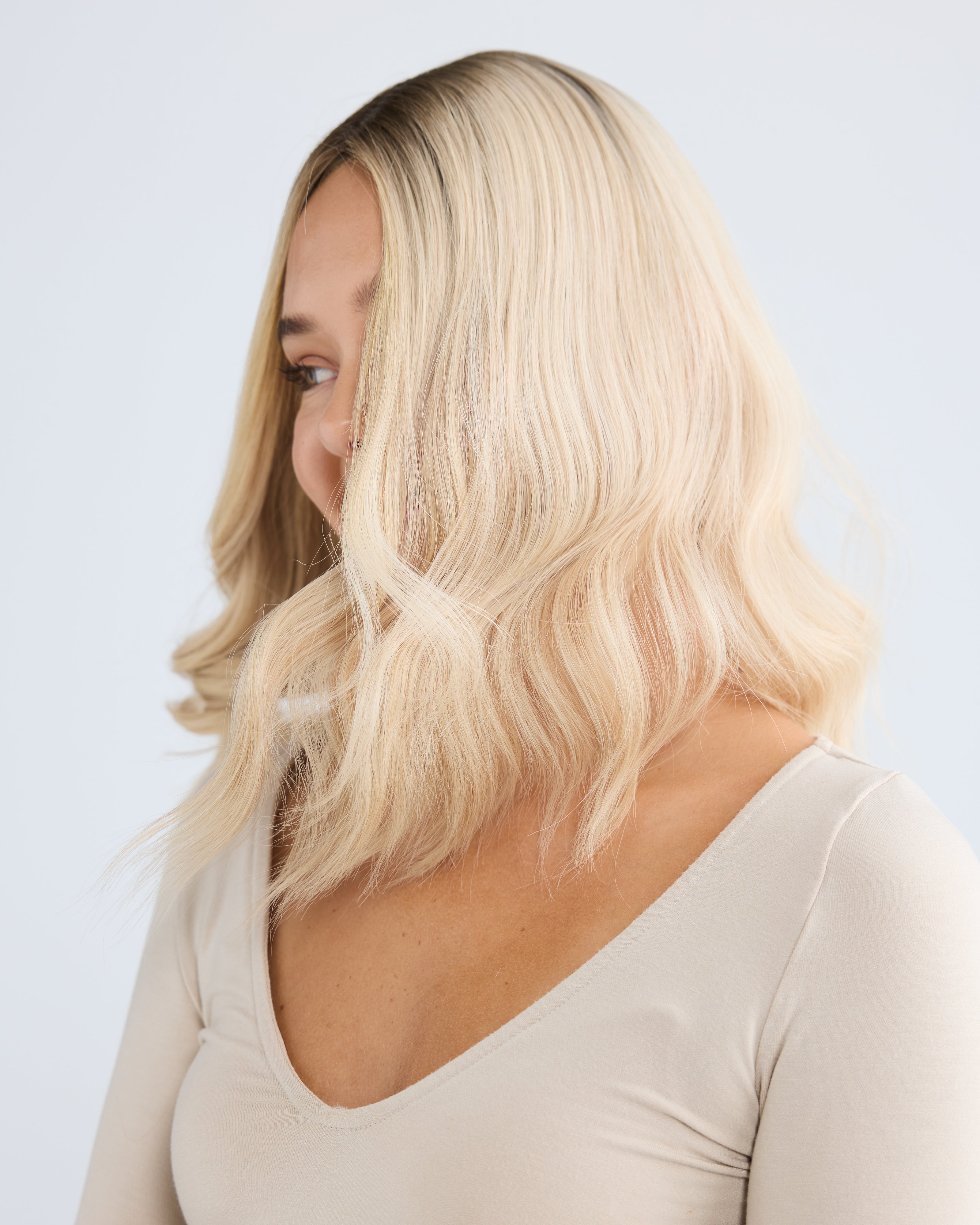 Pearl Blonde // Silk Topper