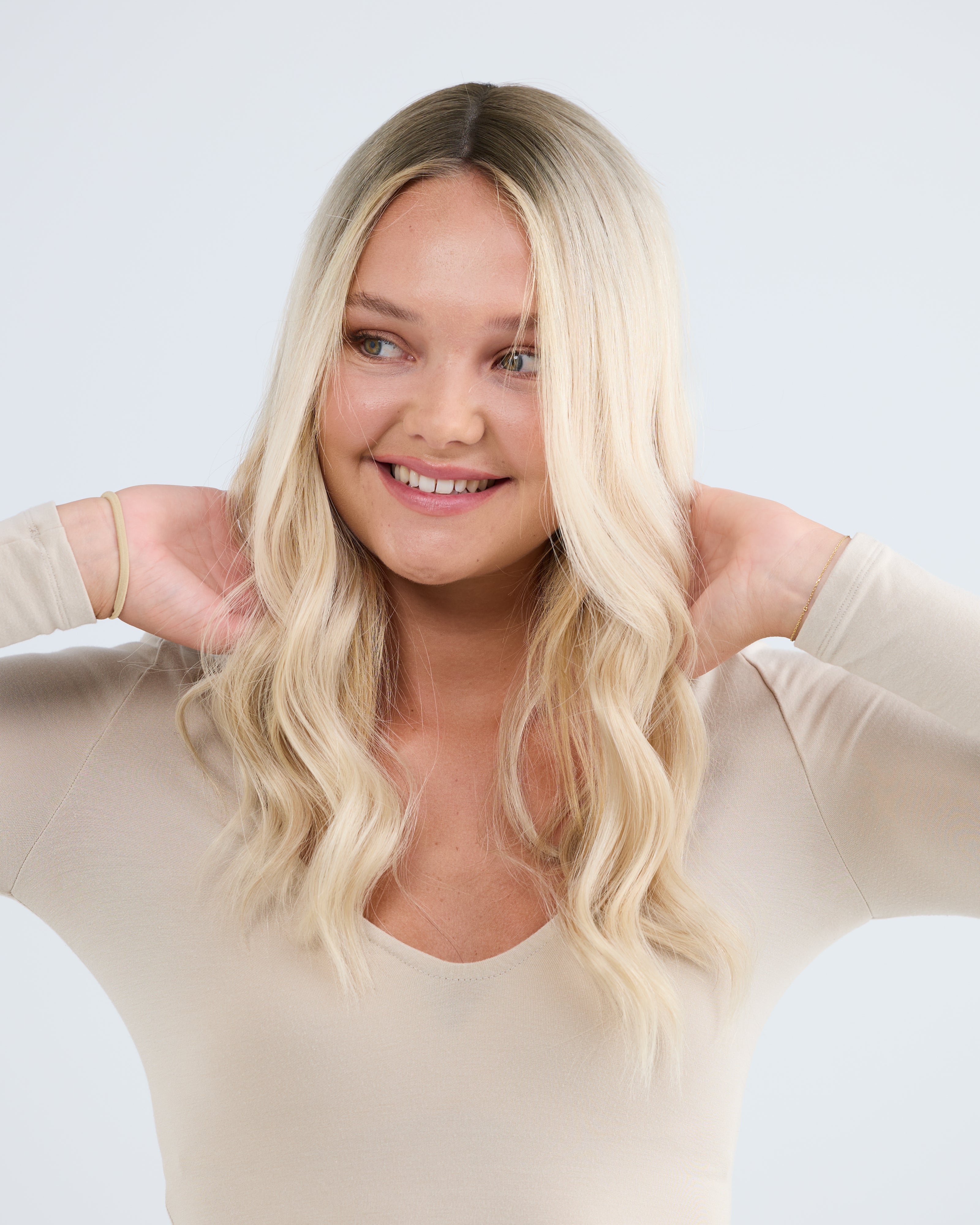 Pearl Blonde // Lace Topper