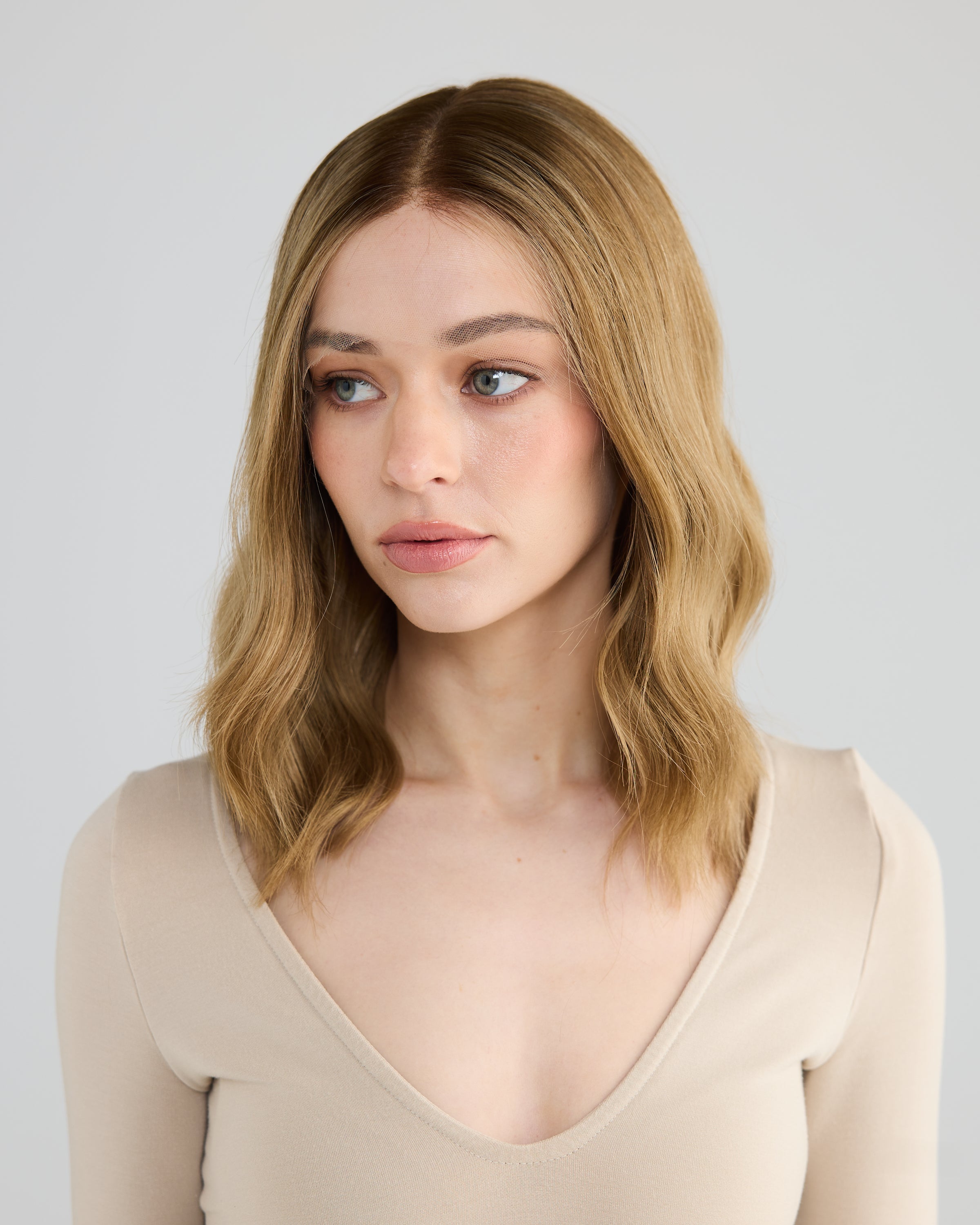 Salted Crème - Small / 16 inch // Exclusive Lace Wig