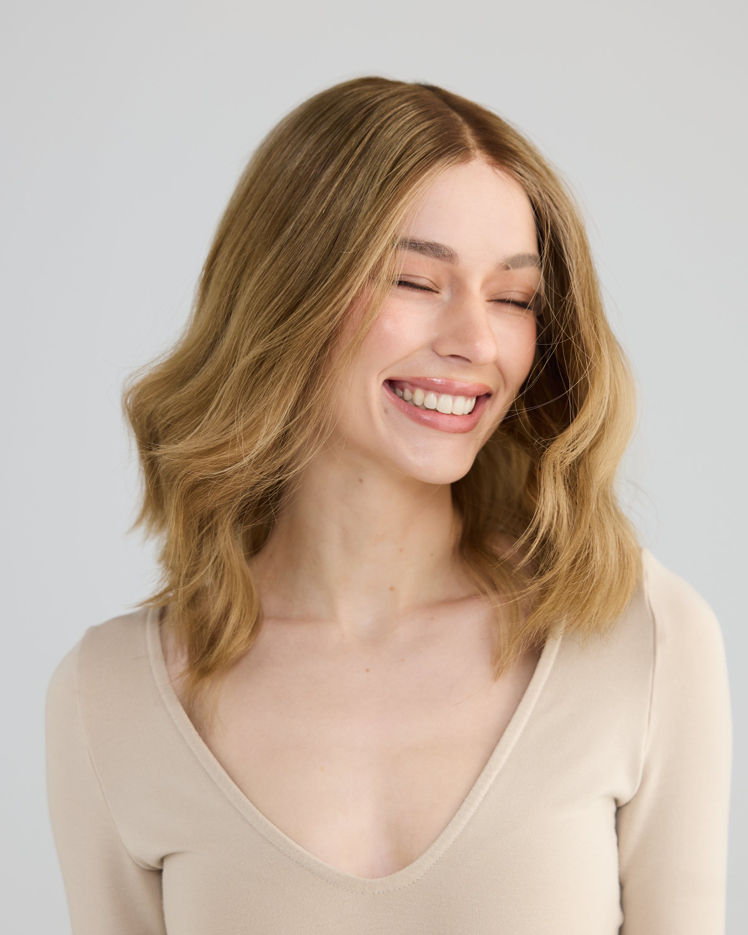 Salted Crème - Small / 16 inch // Exclusive Lace Wig