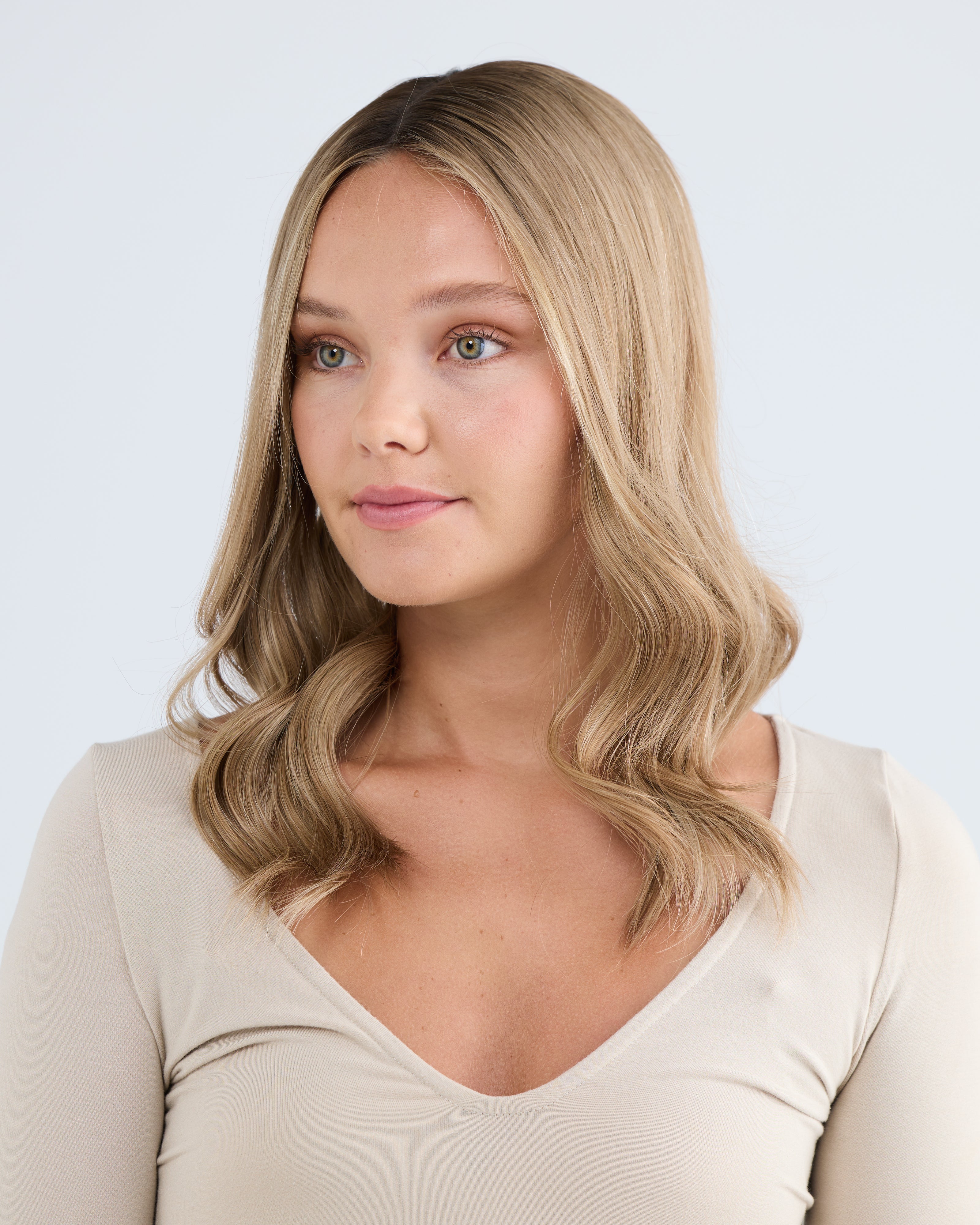 Stone Blonde // Illusion Lace Topper