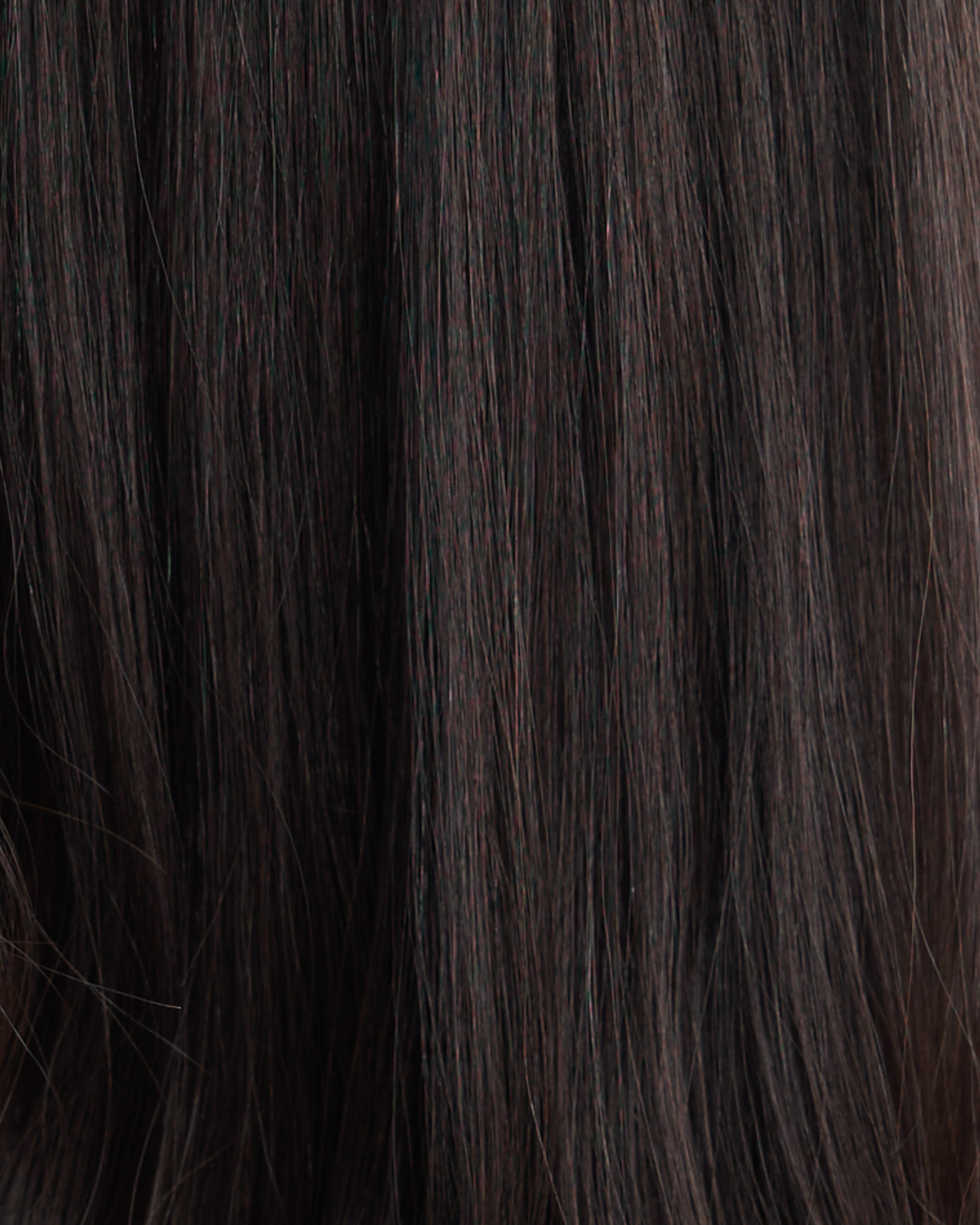 Natural Darkest Brunette // Silk Topper