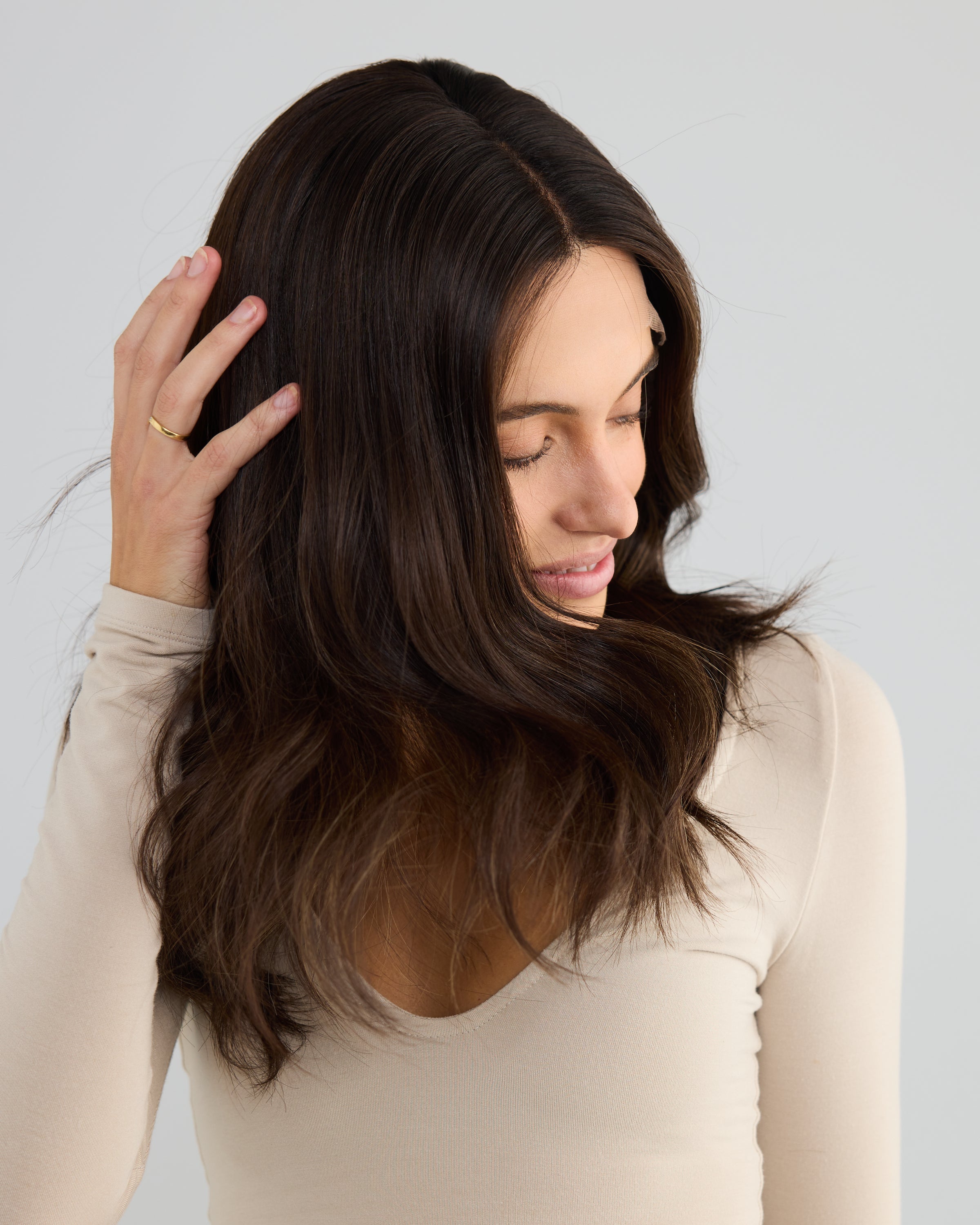 Teddy Brunette Lace Wig - Small / 18 inch // Exclusive