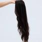 Natural Darkest Brunette // 24 Inches // Hair Topper