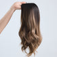 Dimensional Brunette Ombre 8x8 16 Inches Topper