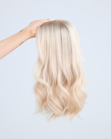 Light Creamy Blonde 16 Inches Topper