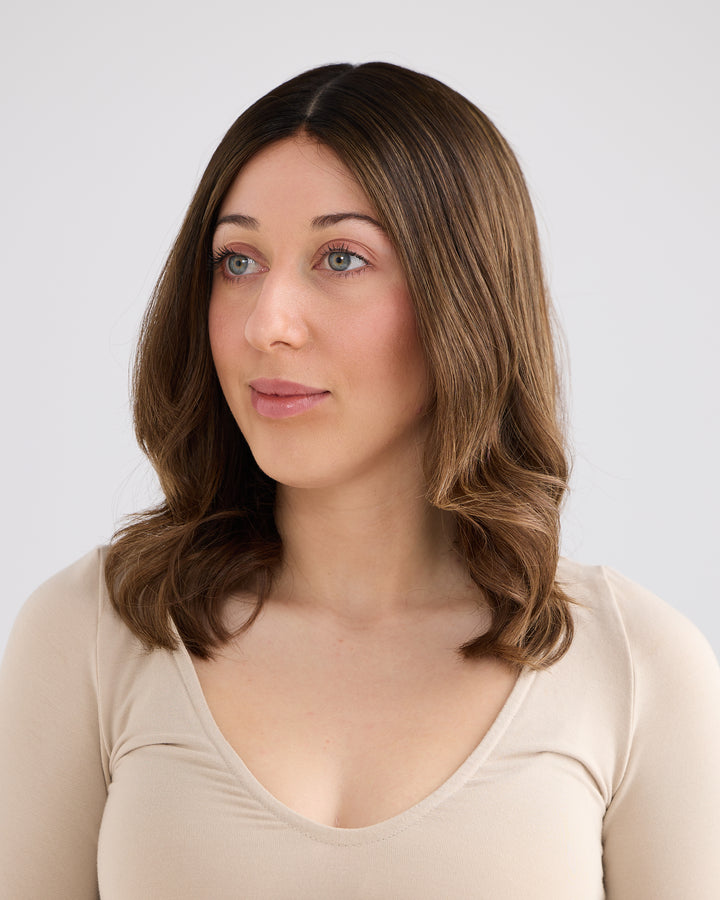 DREAMY BALAYAGE BRUNETTE // GAME CHANGER WIG // 16 INCHES // M CAP