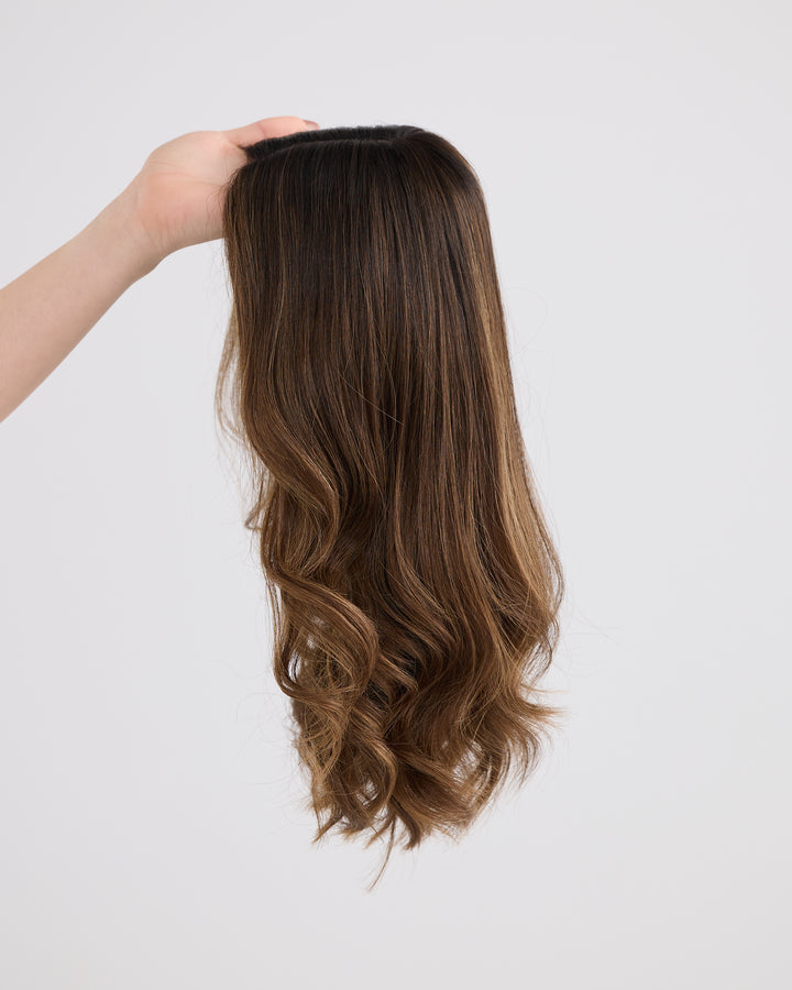 DREAMY BALAYAGE BRUNETTE // GAME CHANGER WIG // 16 INCHES // M CAP