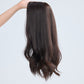 NATURAL DARKEST BRUNETTE // TOPPER // 18 INCHES // 8x8 CAP