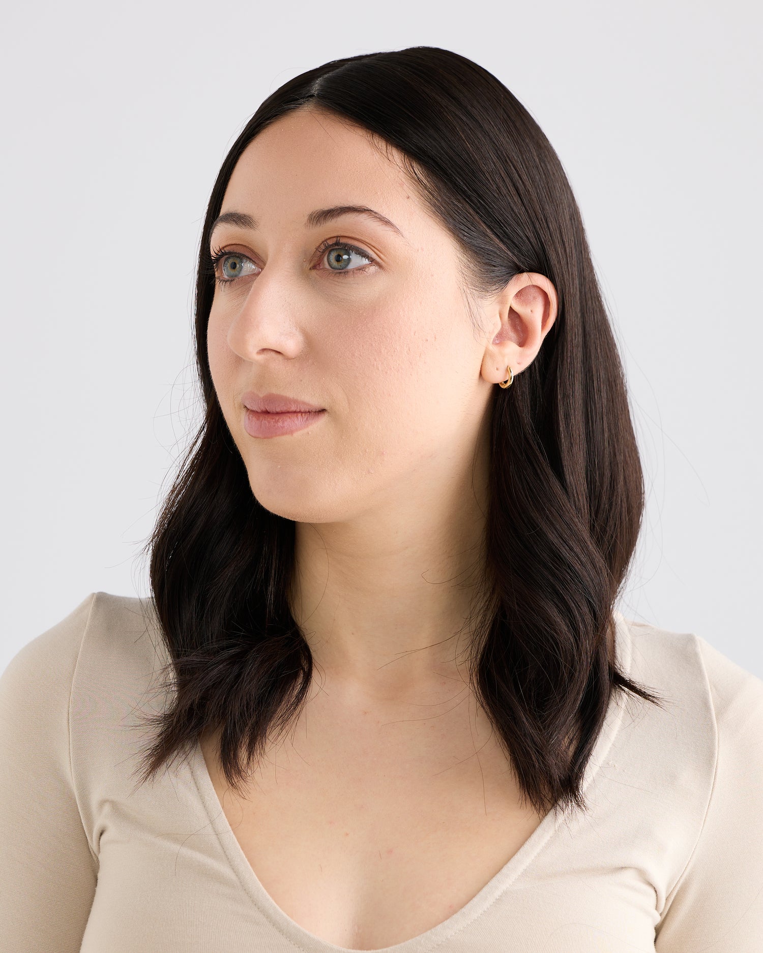 NATURAL BLACK // TOPPER // 16 INCHES