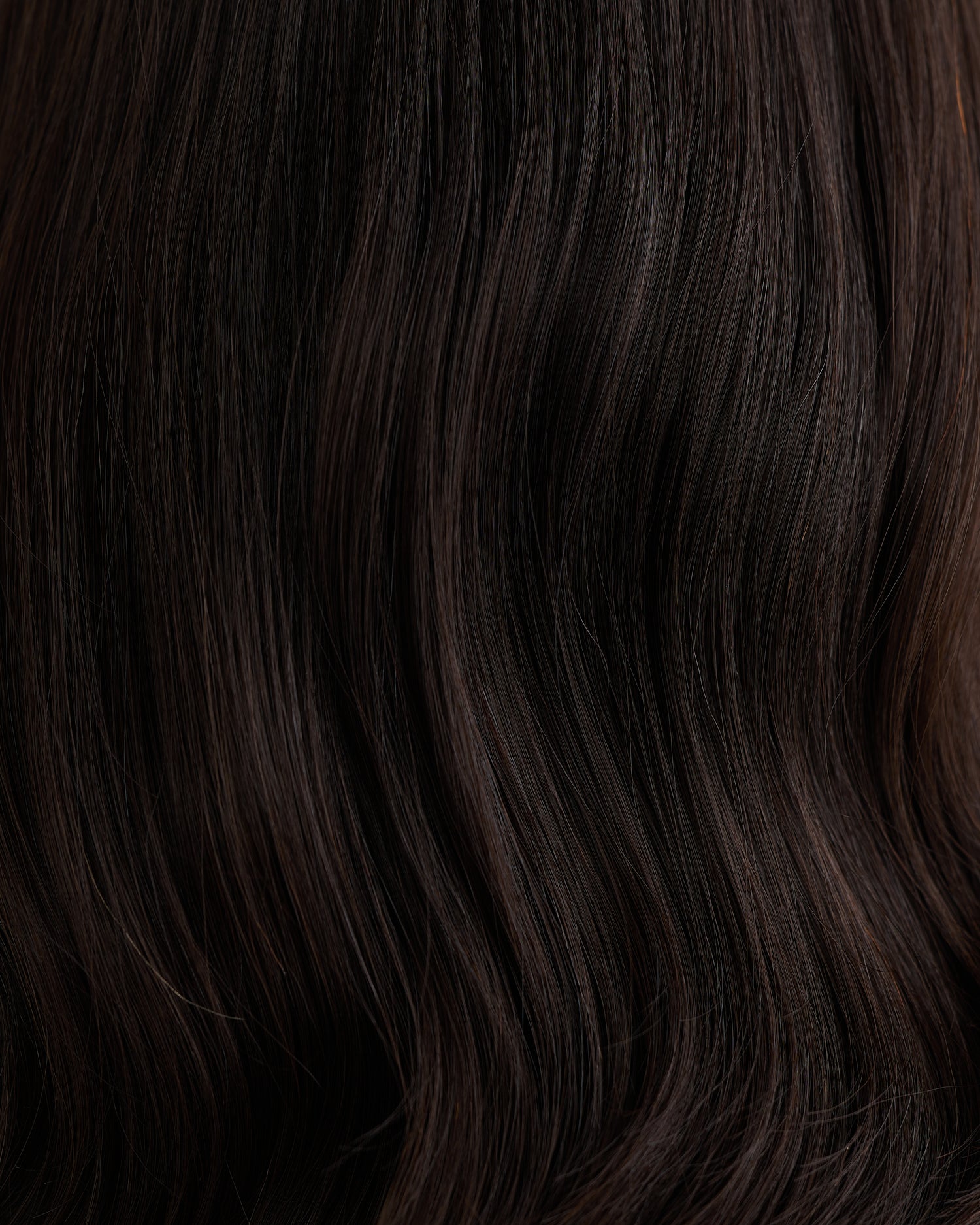NATURAL BLACK // TOPPER // 16 INCHES