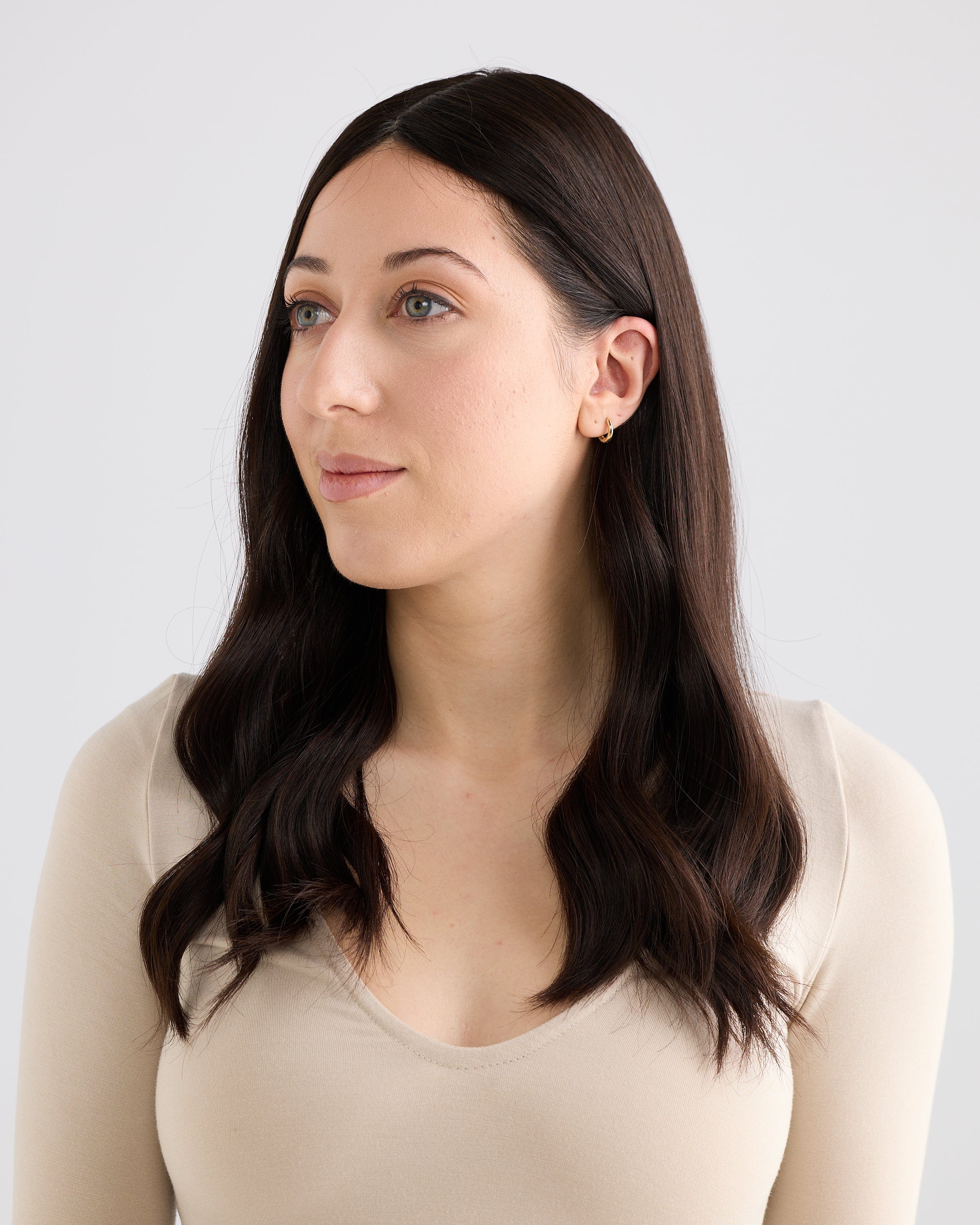 NATURAL DARKEST BRUNETTE // SILK TOPPER