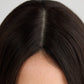 NATURAL DARKEST BRUNETTE // TOPPER // 26 INCHES // 8x8 CAP