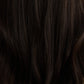 NATURAL DARKEST BRUNETTE // TOPPER // 26 INCHES // 8x8 CAP